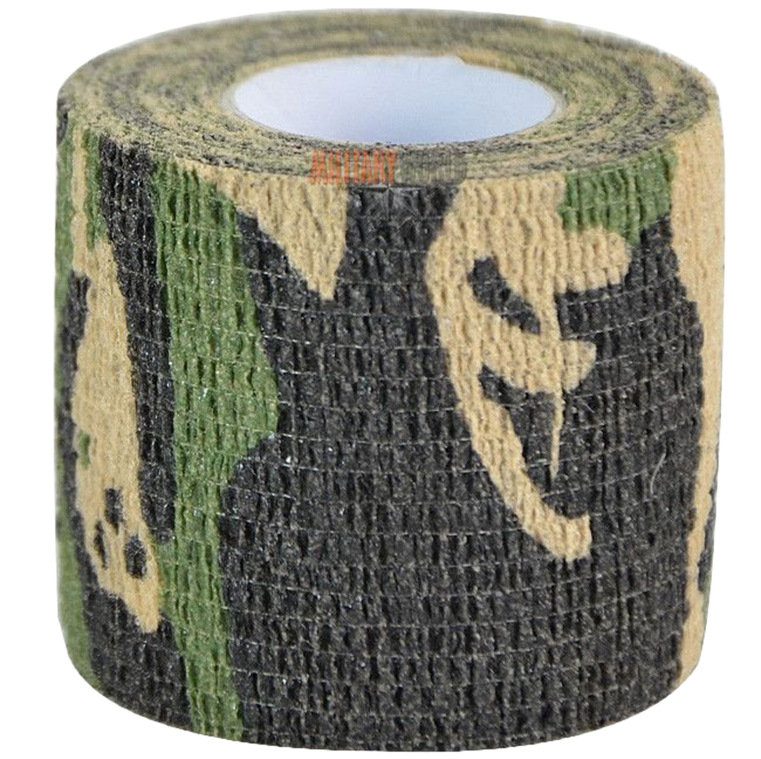 Taśma maskująca Mil-Tec 50 mm 4,5 m woodland