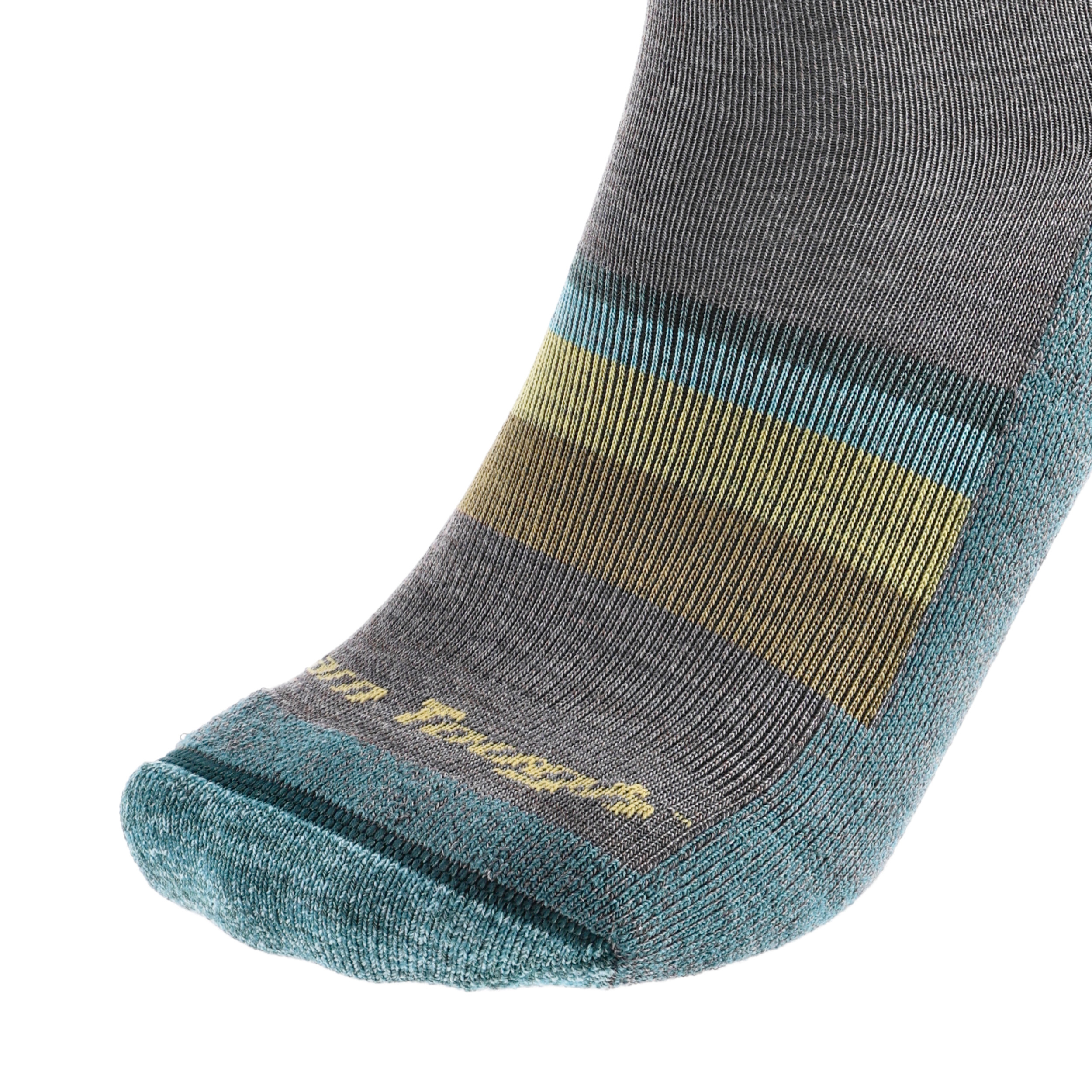 Skarpety trekkingowe damskie Darn Tough Sunset Ledge Micro Crew Lightweight Taupe 41-42.5 - obrazek 4