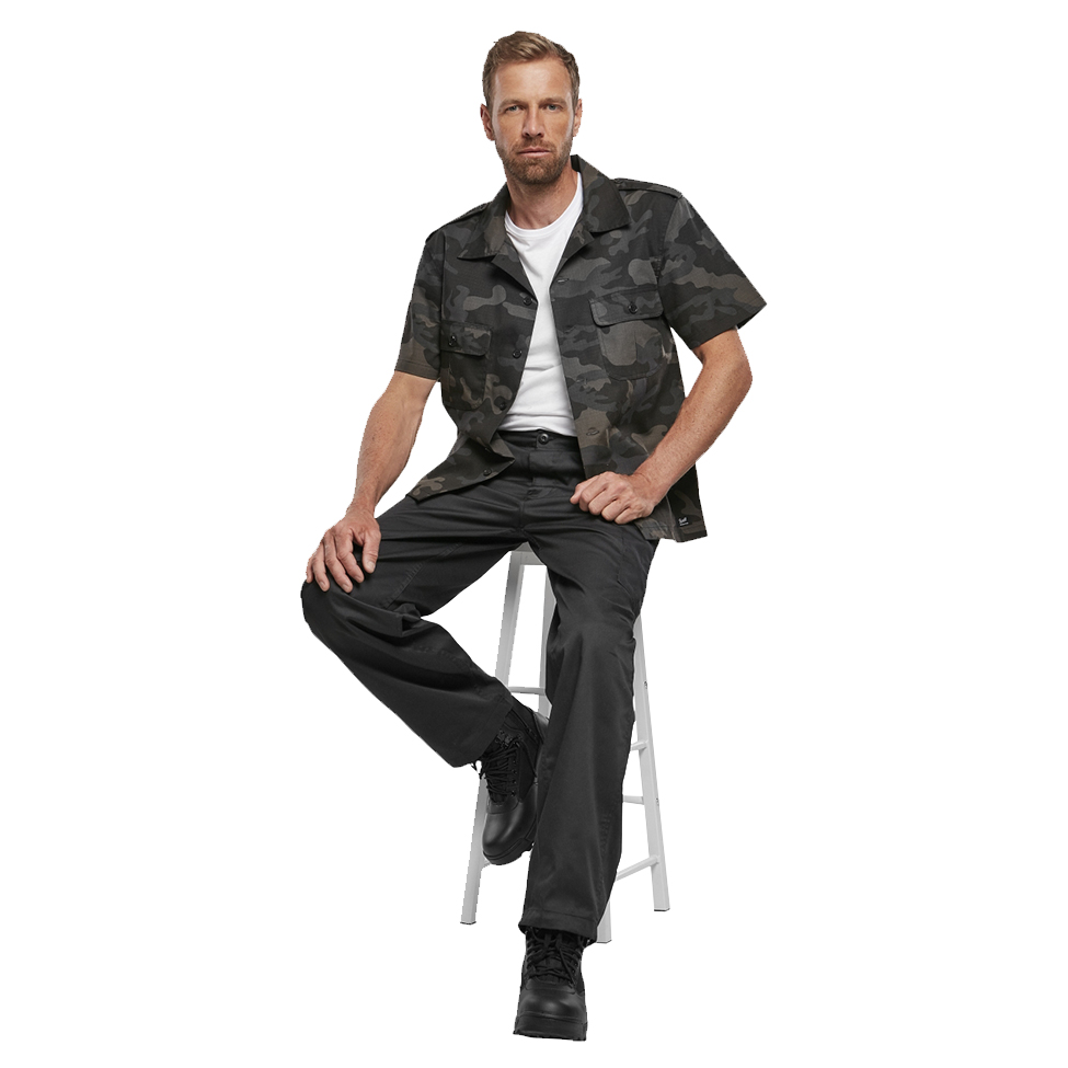 Spodnie męskie Brandit US Ranger czarne S - obrazek 2