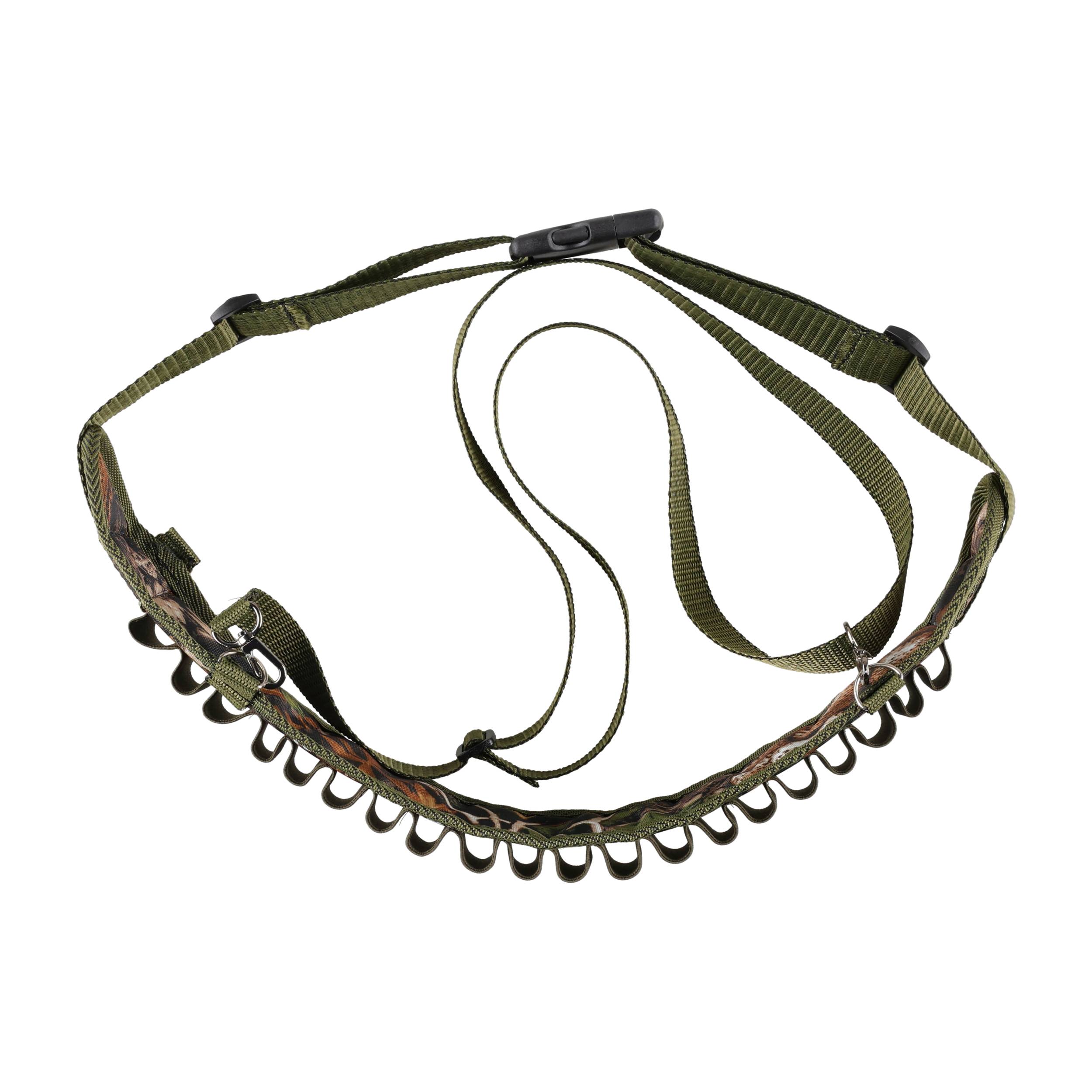 Pas myśliwski na amunicję śrutową Forsport 12/16 kamuflaż leśny - obrazek 3