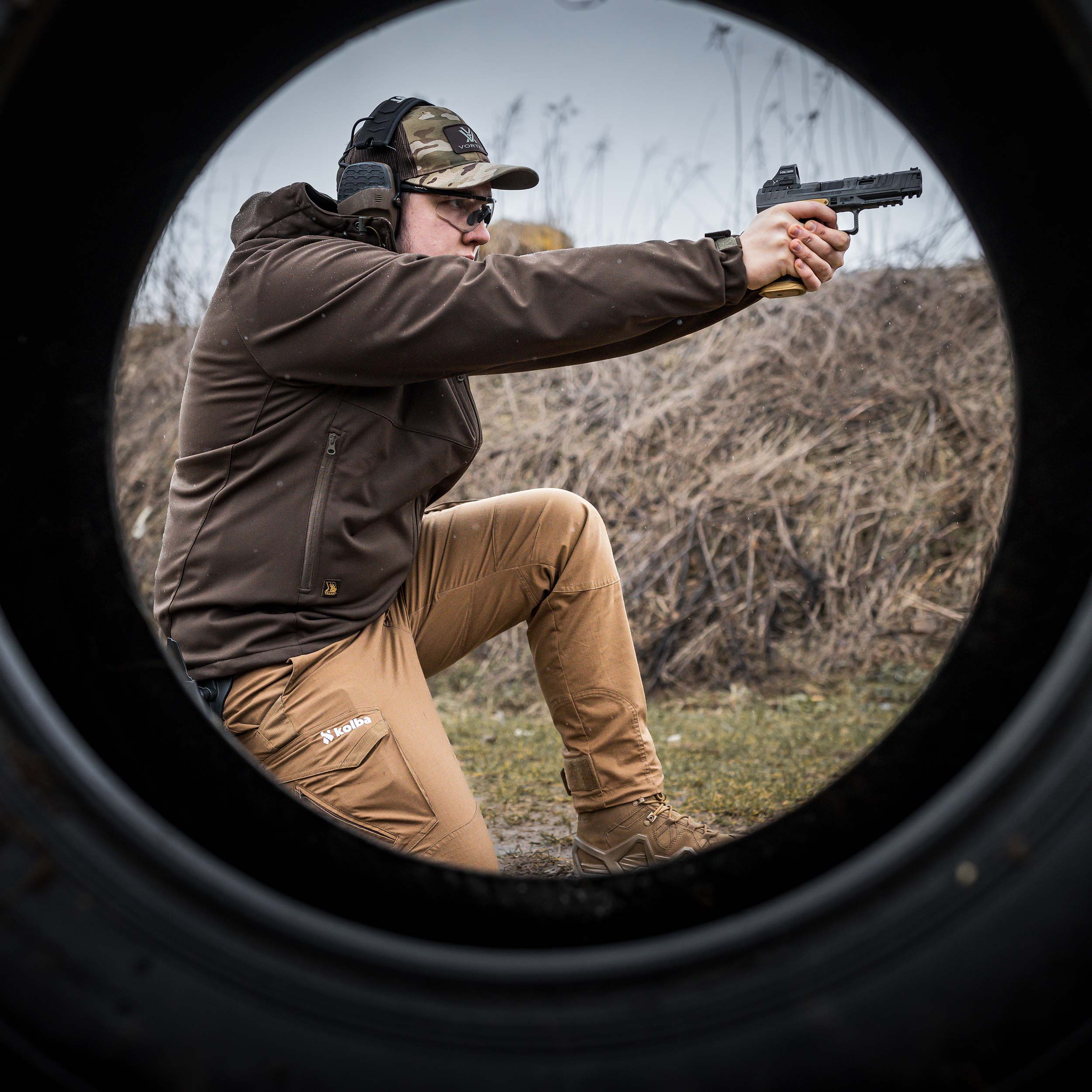 Spodnie męskie taktyczne M-Tac Aggressor Gen. II Flex brązowe 36/32 - obrazek 7