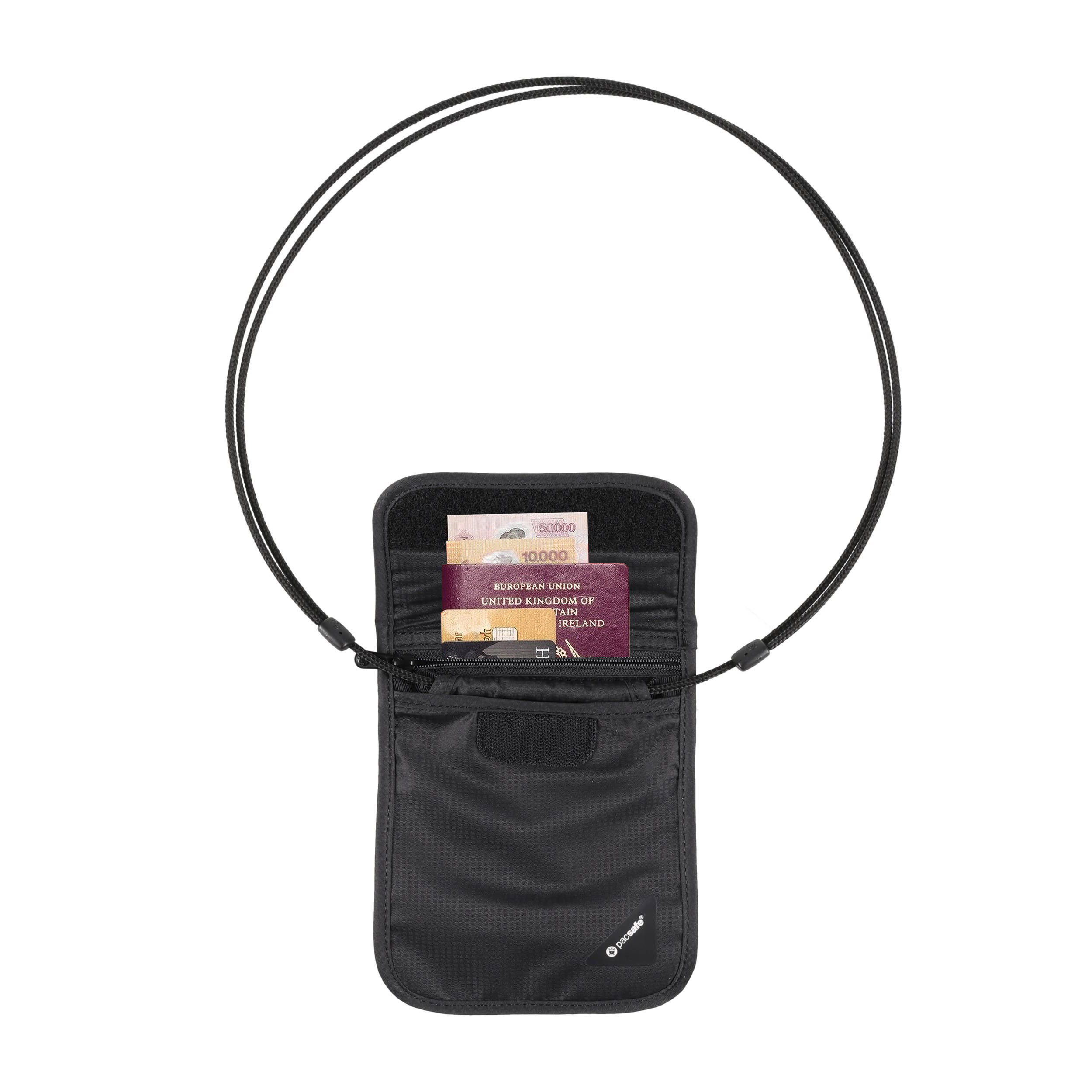 Portfel antykradzieżowy na biodro Pacsafe Coversafe V100 czarny - obrazek 5