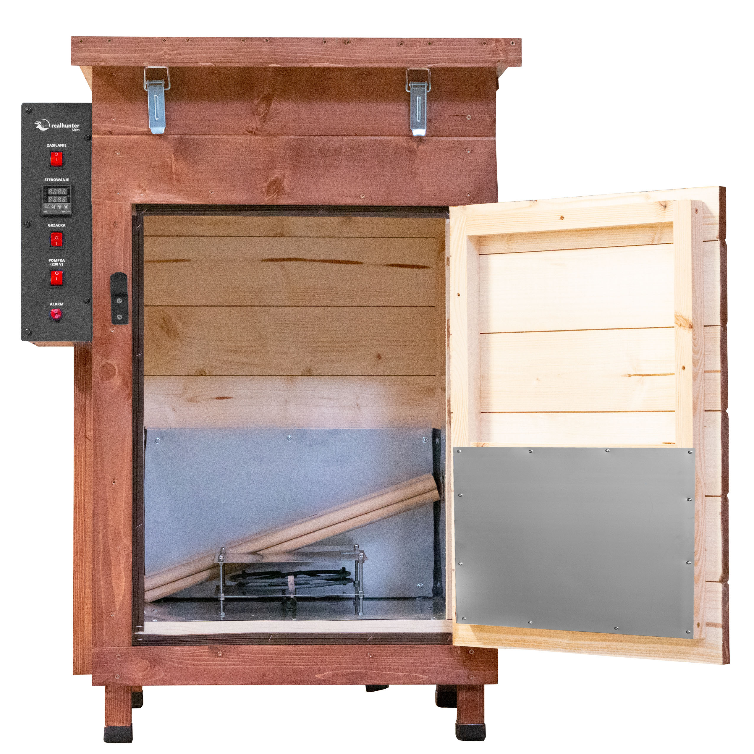 Wędzarnia smoker RealHunter Basic 105 L 1600W orzech - obrazek 3