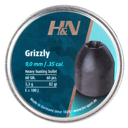Śrut diabolo H&N Grizzly 9 mm 60 szt.