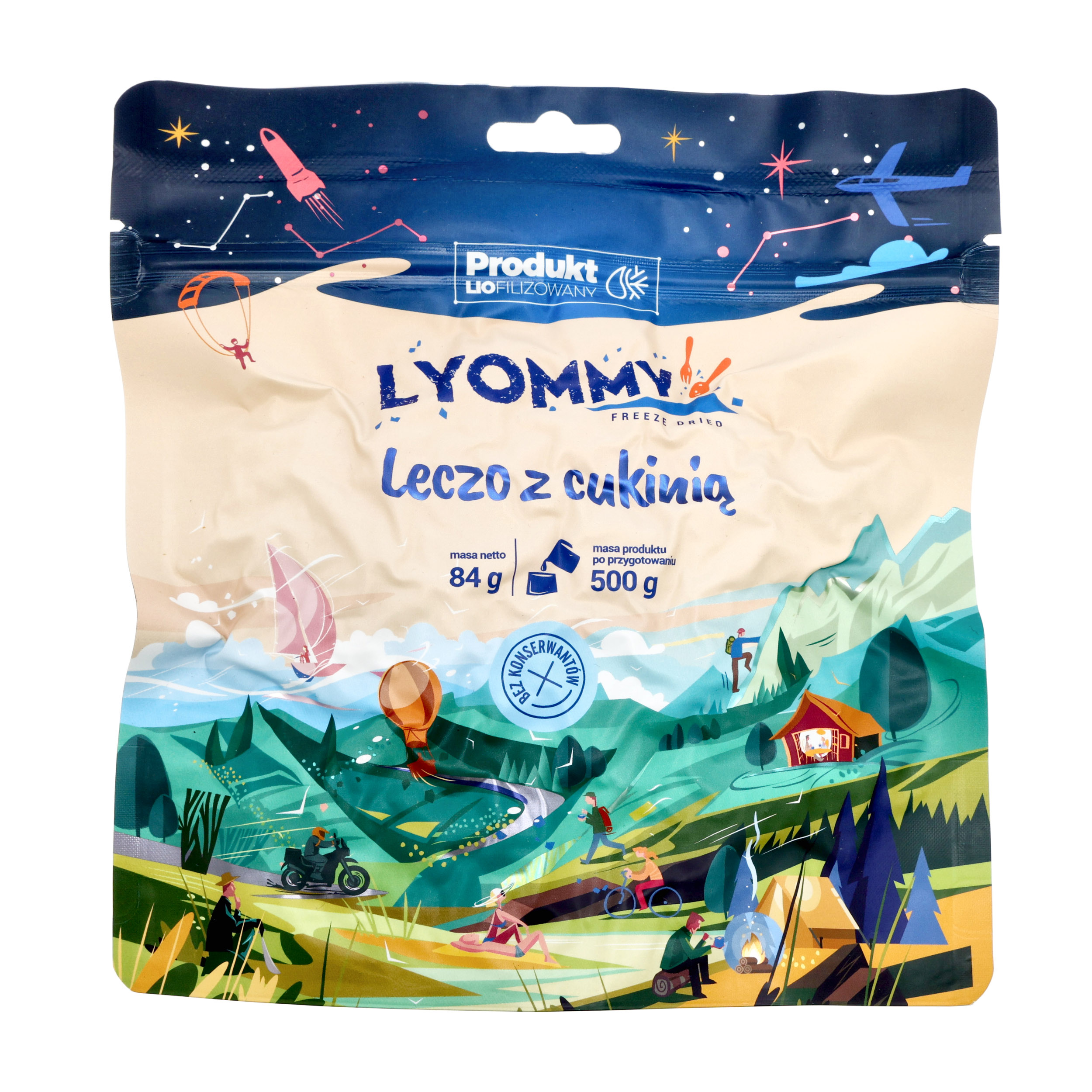 Żywność liofilizowana Lyommy Leczo z cukinią 500 g