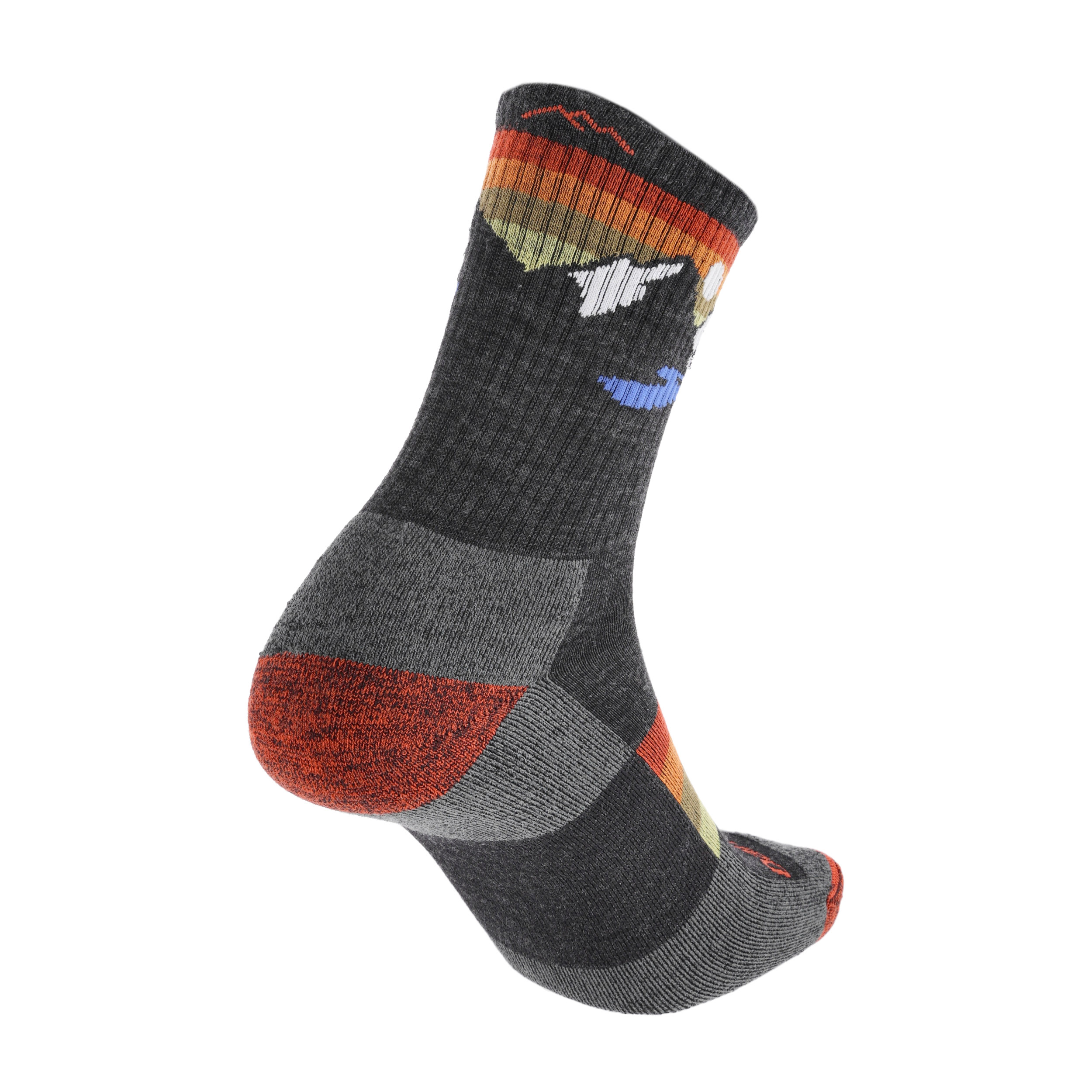 Skarpety trekkingowe męskie Darn Tough Sunset Ridge Charcoal 43-45.5 - obrazek 2