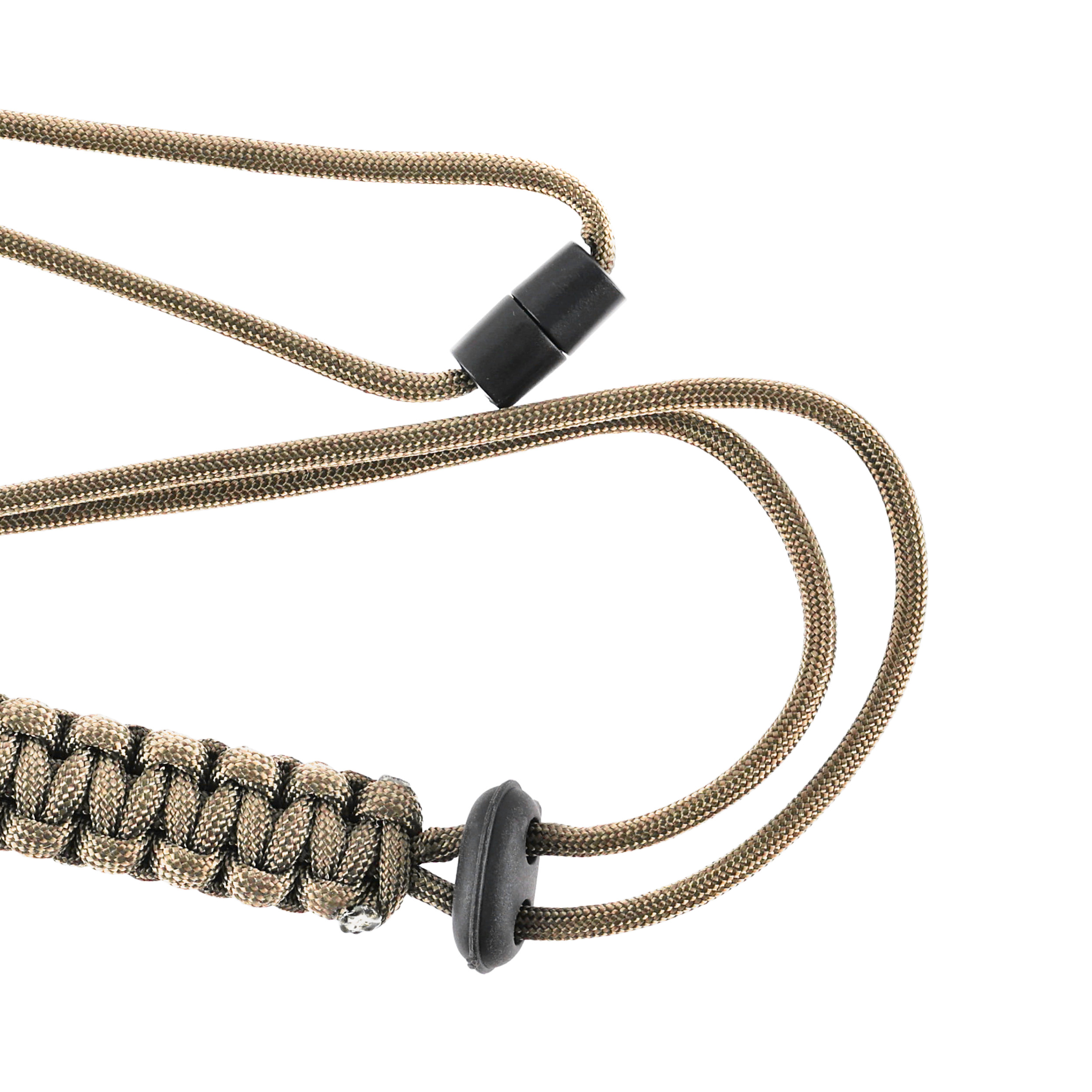 Smycz paracord Mil-Tec coyote - obrazek 2