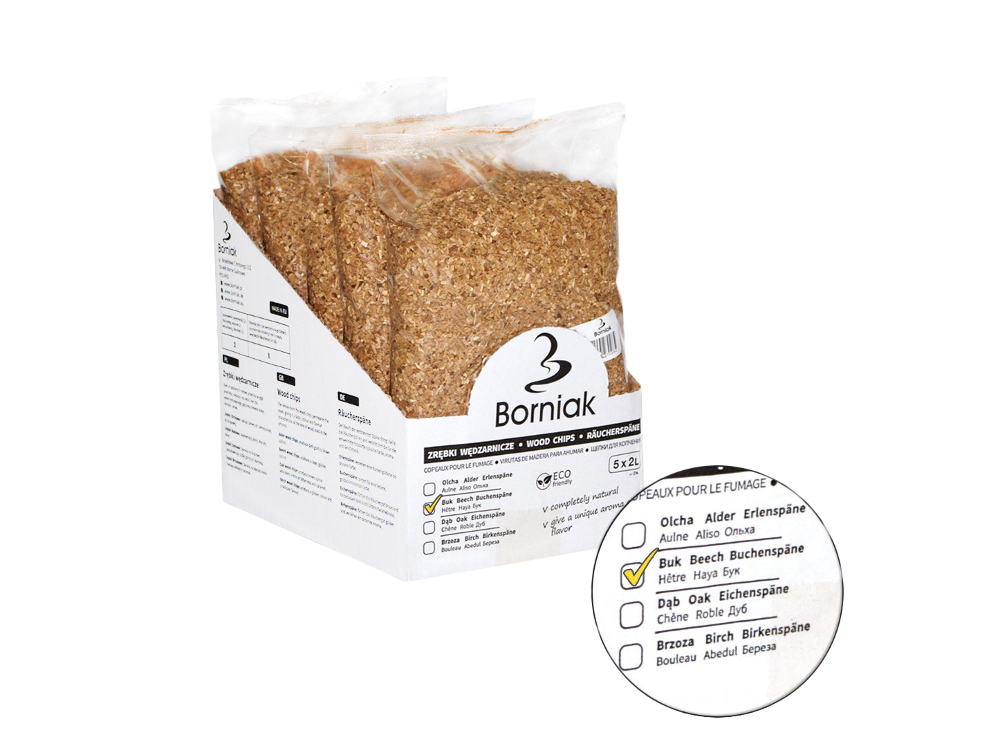 Zrębki bukowe Borniak 2L ZB-2