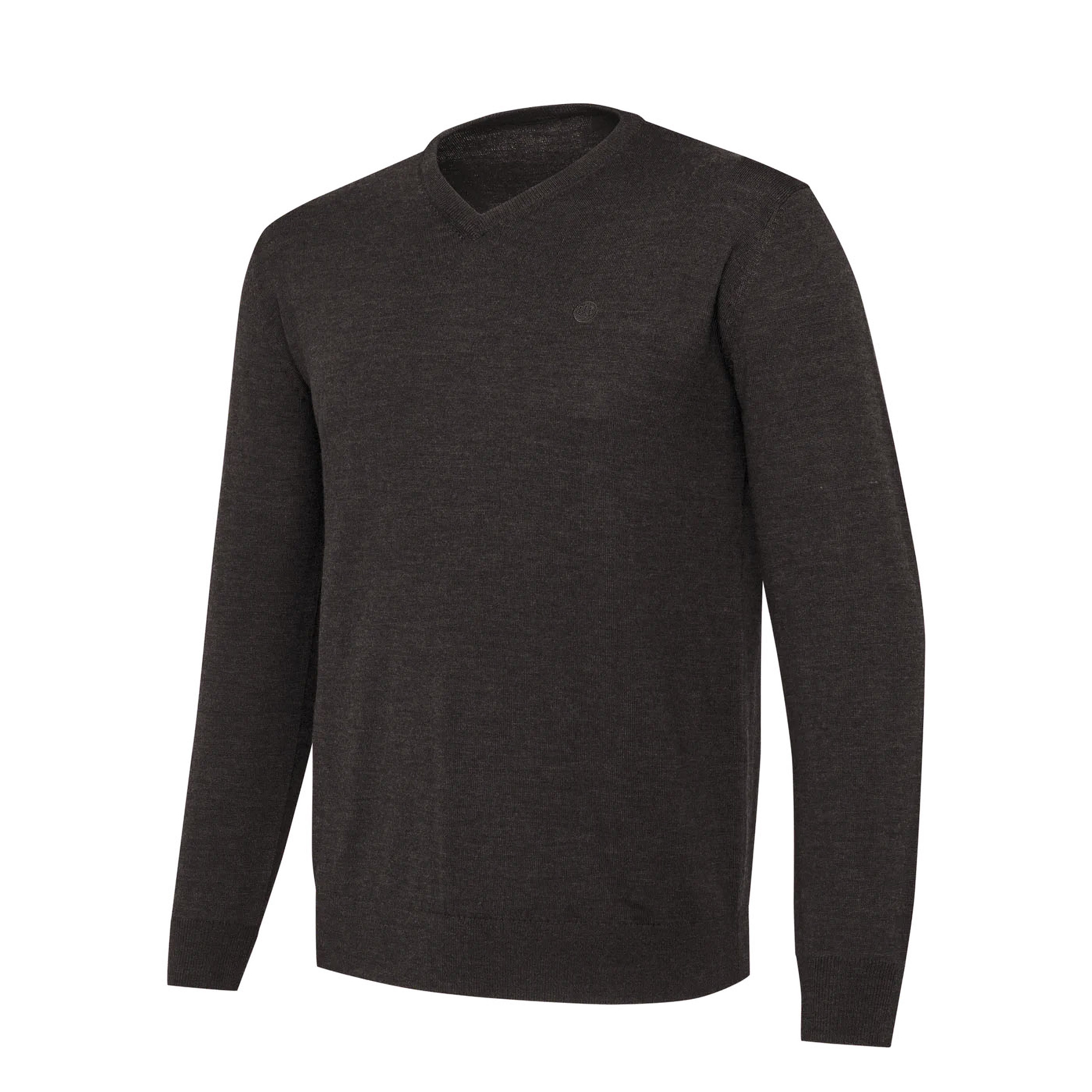 Sweter męski Beretta Merino V Neck brązowy S