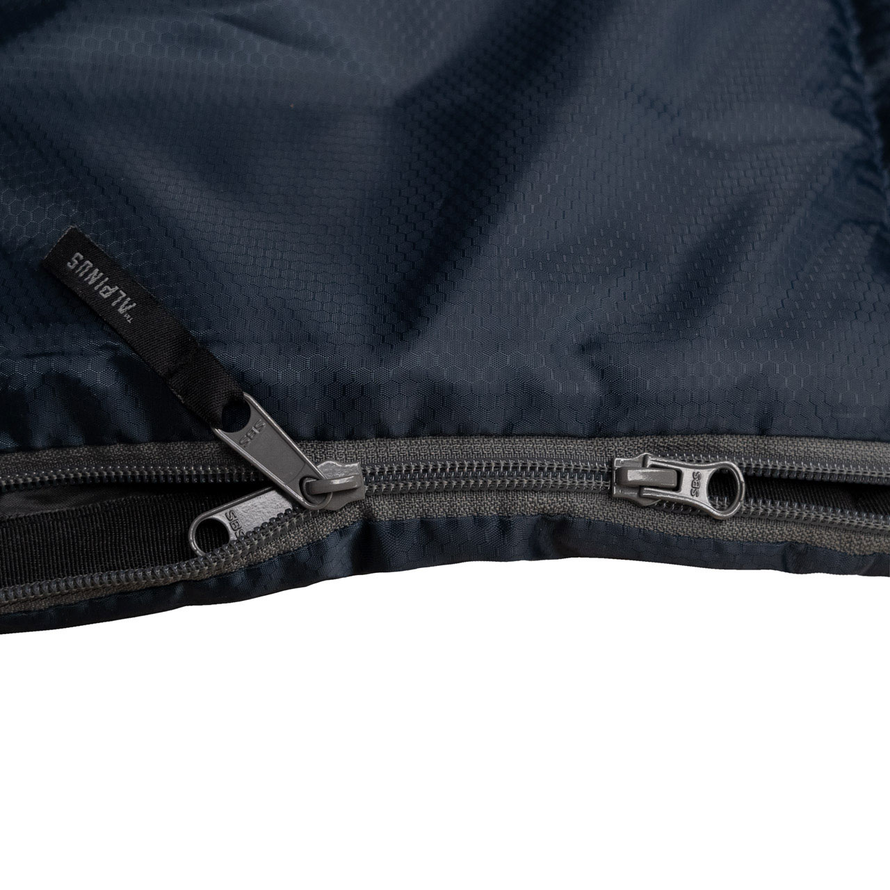 Śpiwór Alpinus Warm 1200 granatowy dla praworęcznych - obrazek 3