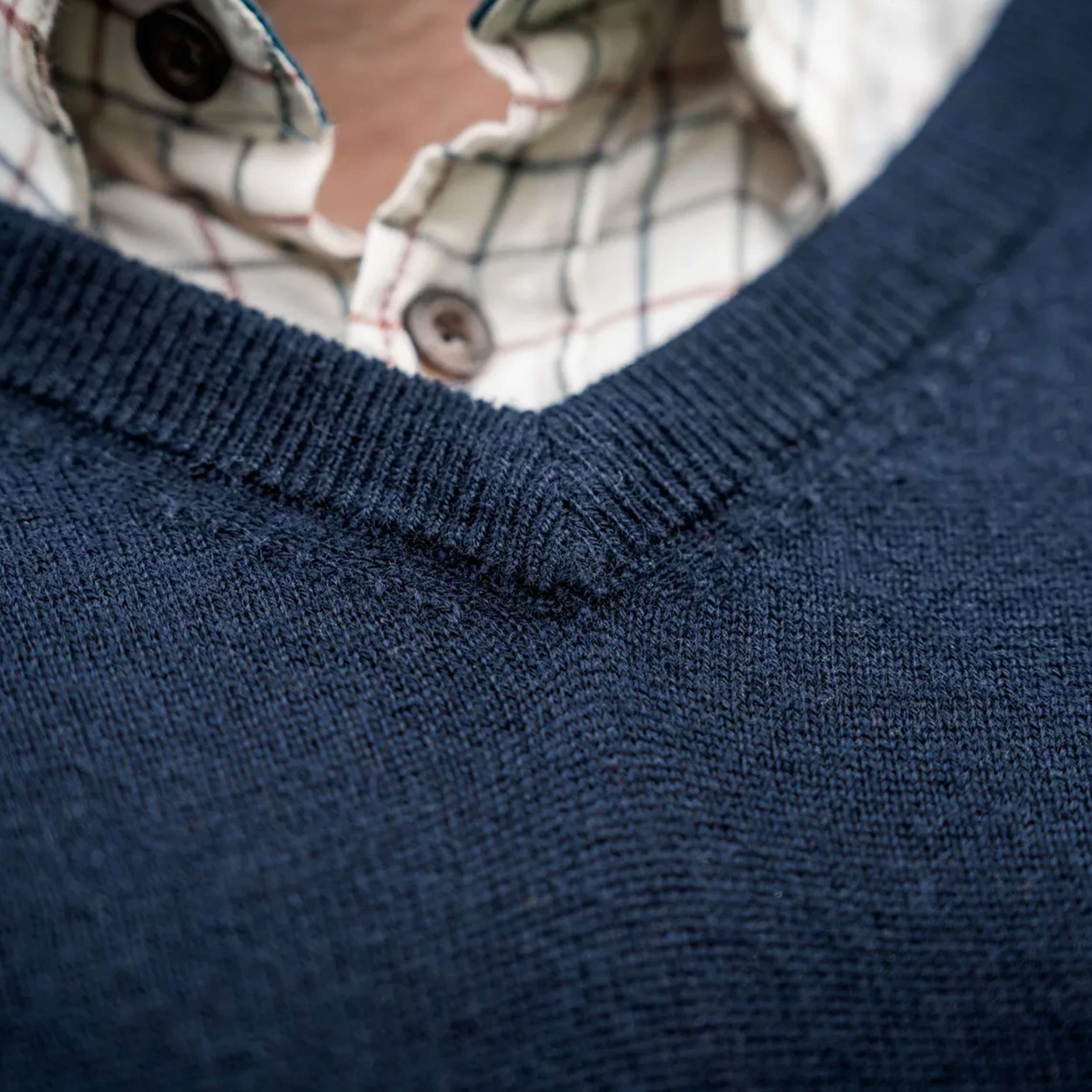 Sweter Seeland Pine Dark Sapphire M - obrazek 3