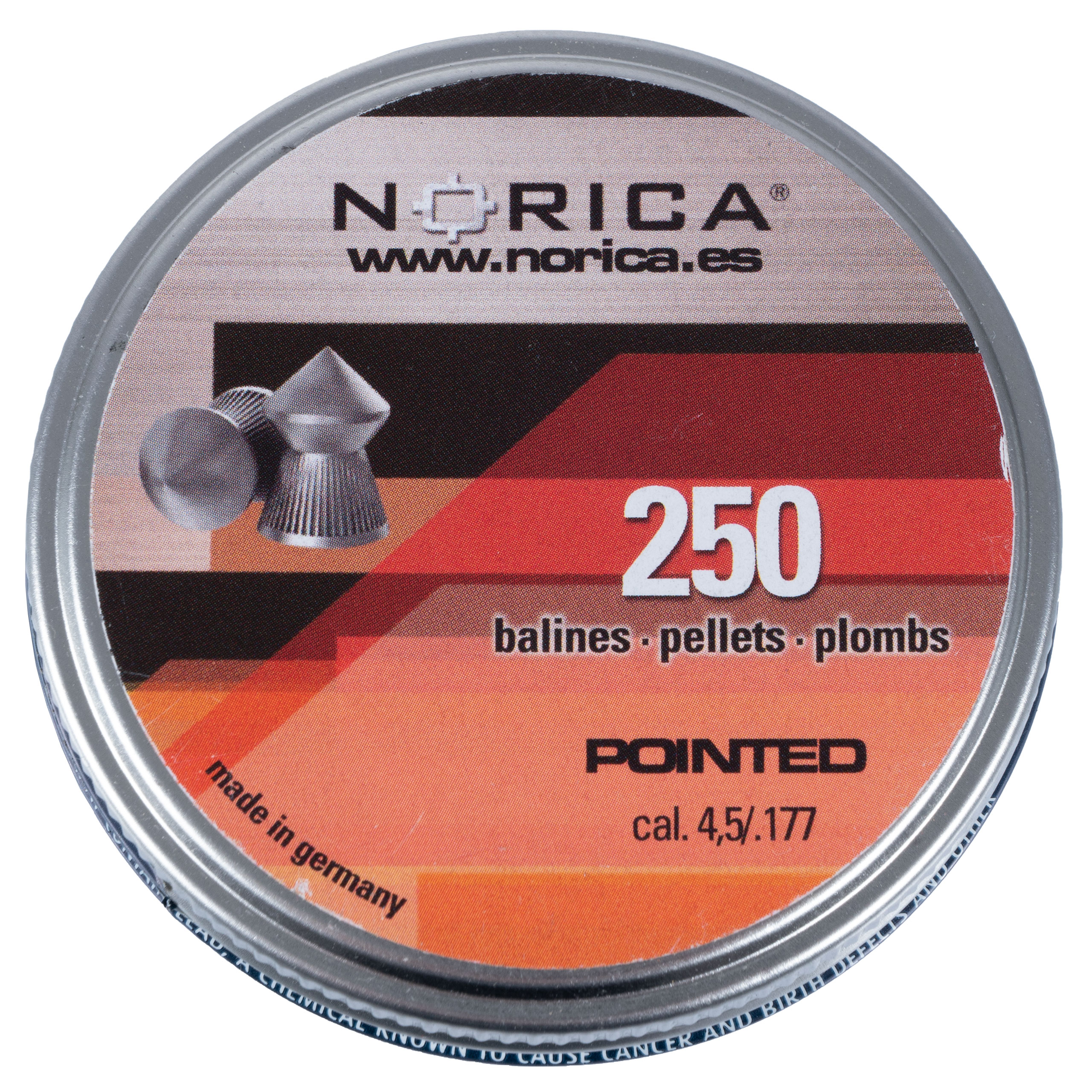 Śrut Norica Pointed 4,5 mm 250 szt. - obrazek 3