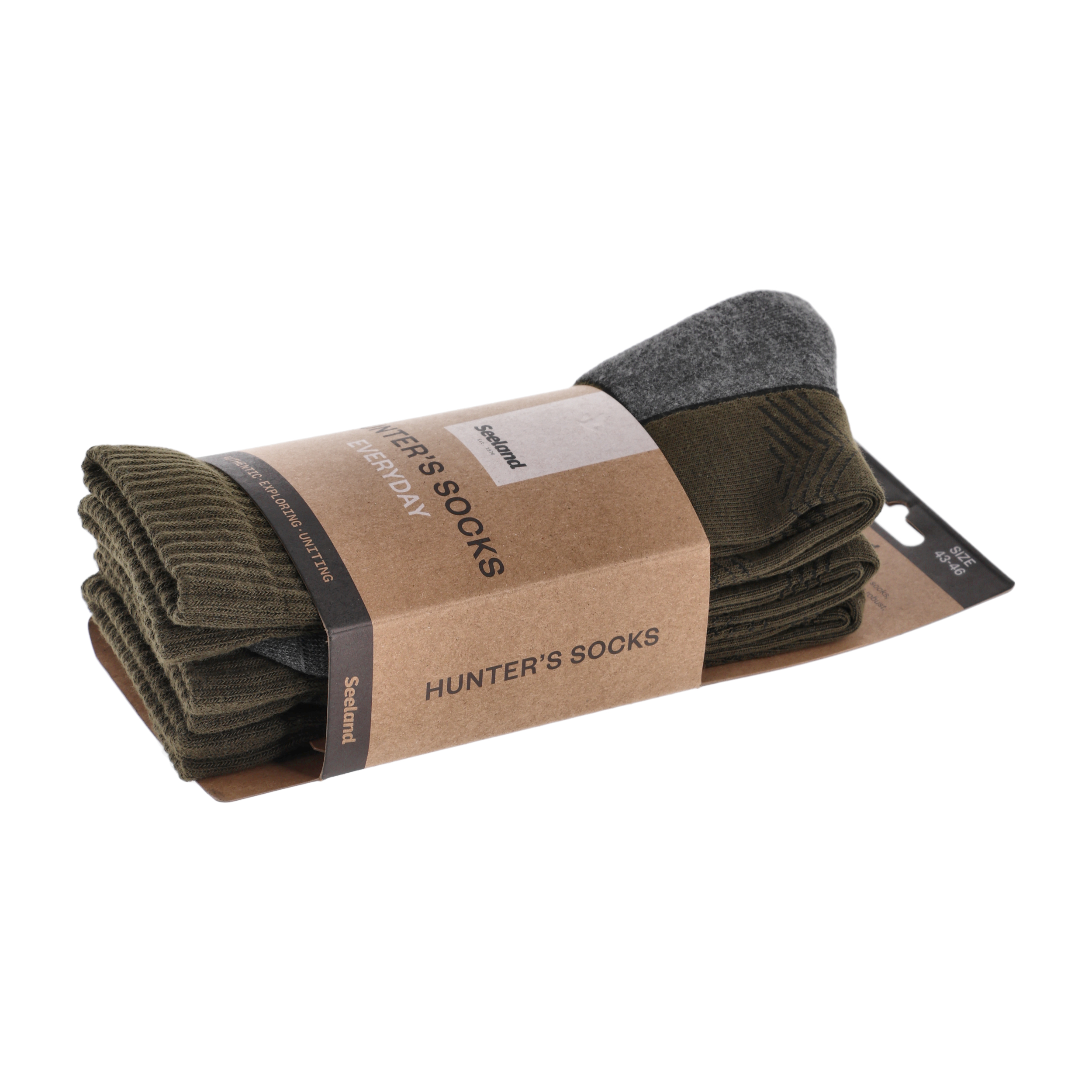 Skarpety Seeland Field Pine Green/Dark Grey 3-pak 43-46 - obrazek 6