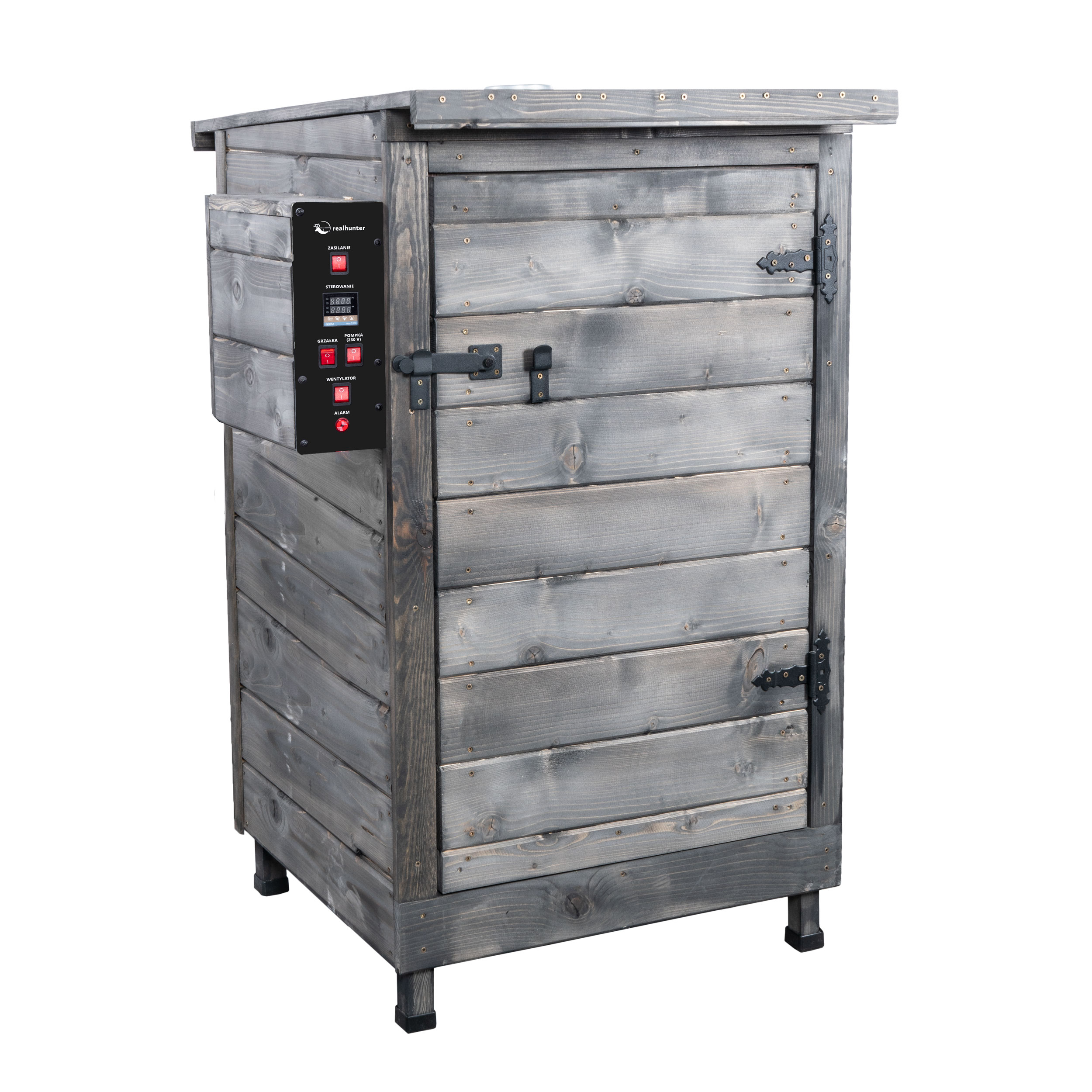 Wędzarnia smoker RealHunter Basic 270 l 2000W szara - obrazek 2