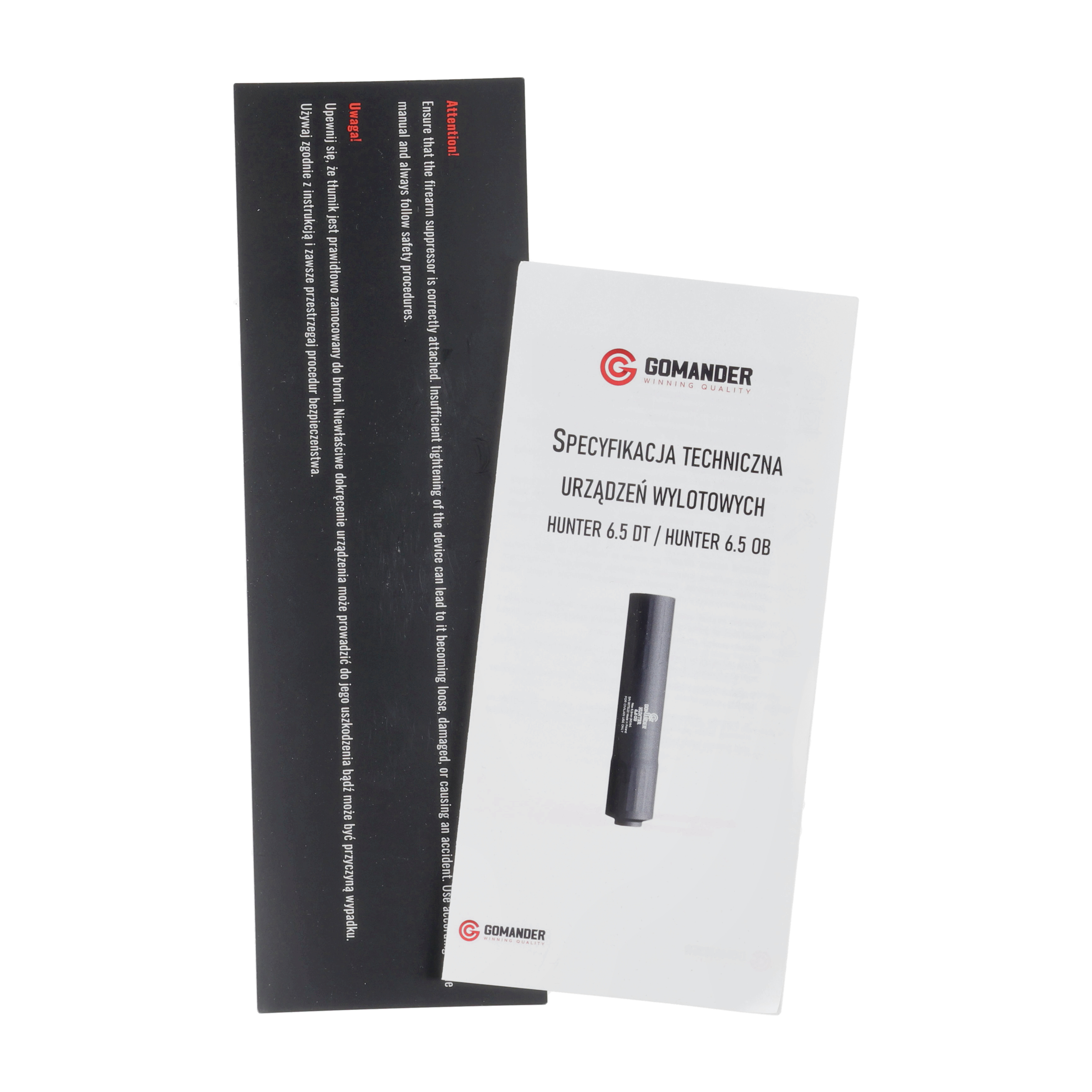 Tłumik Gomander Hunter II OB 6,5 M15x1 czarny - obrazek 6