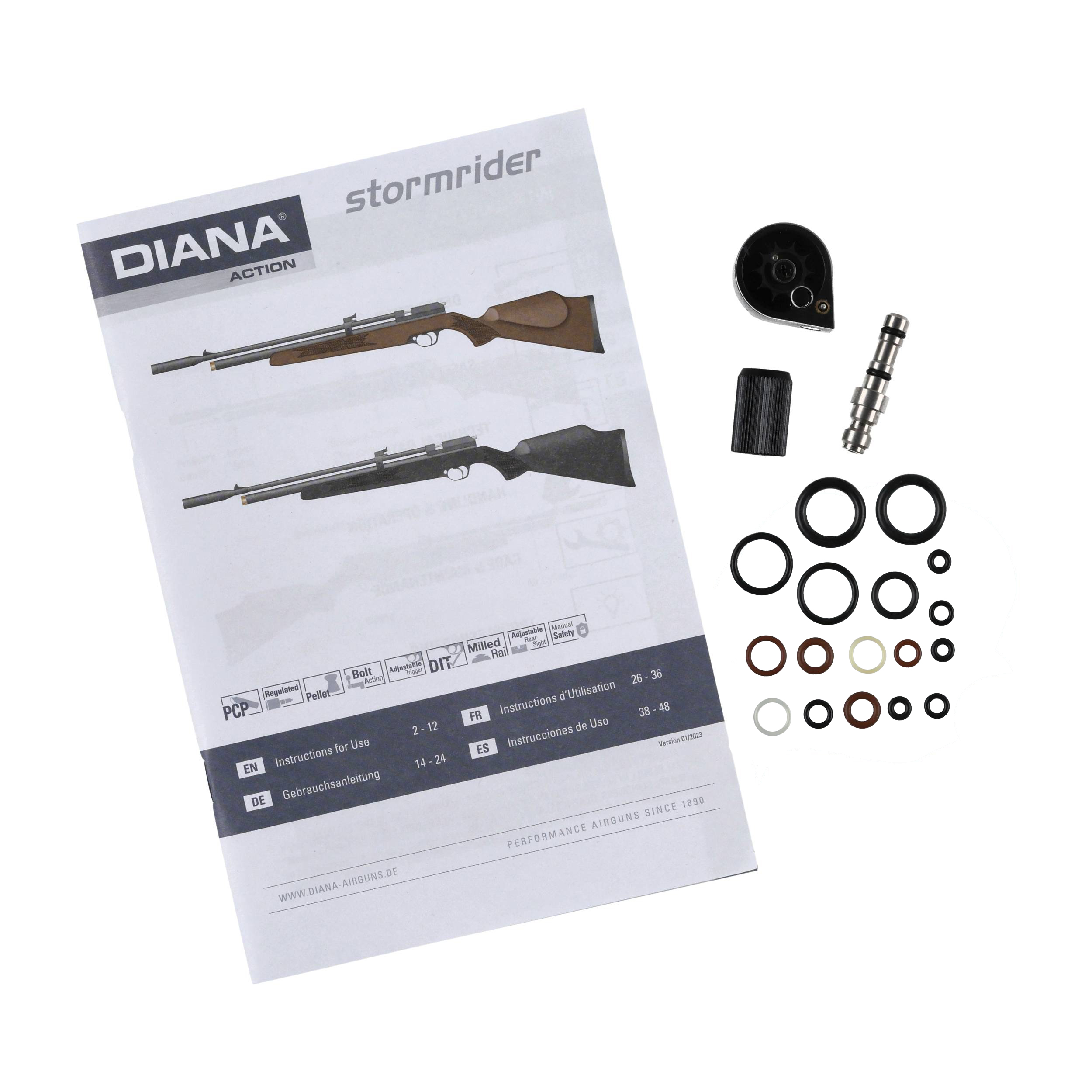 Wiatrówka Diana PCP Stormrider 5,5 mm Ek < 17J drewno - obrazek 9