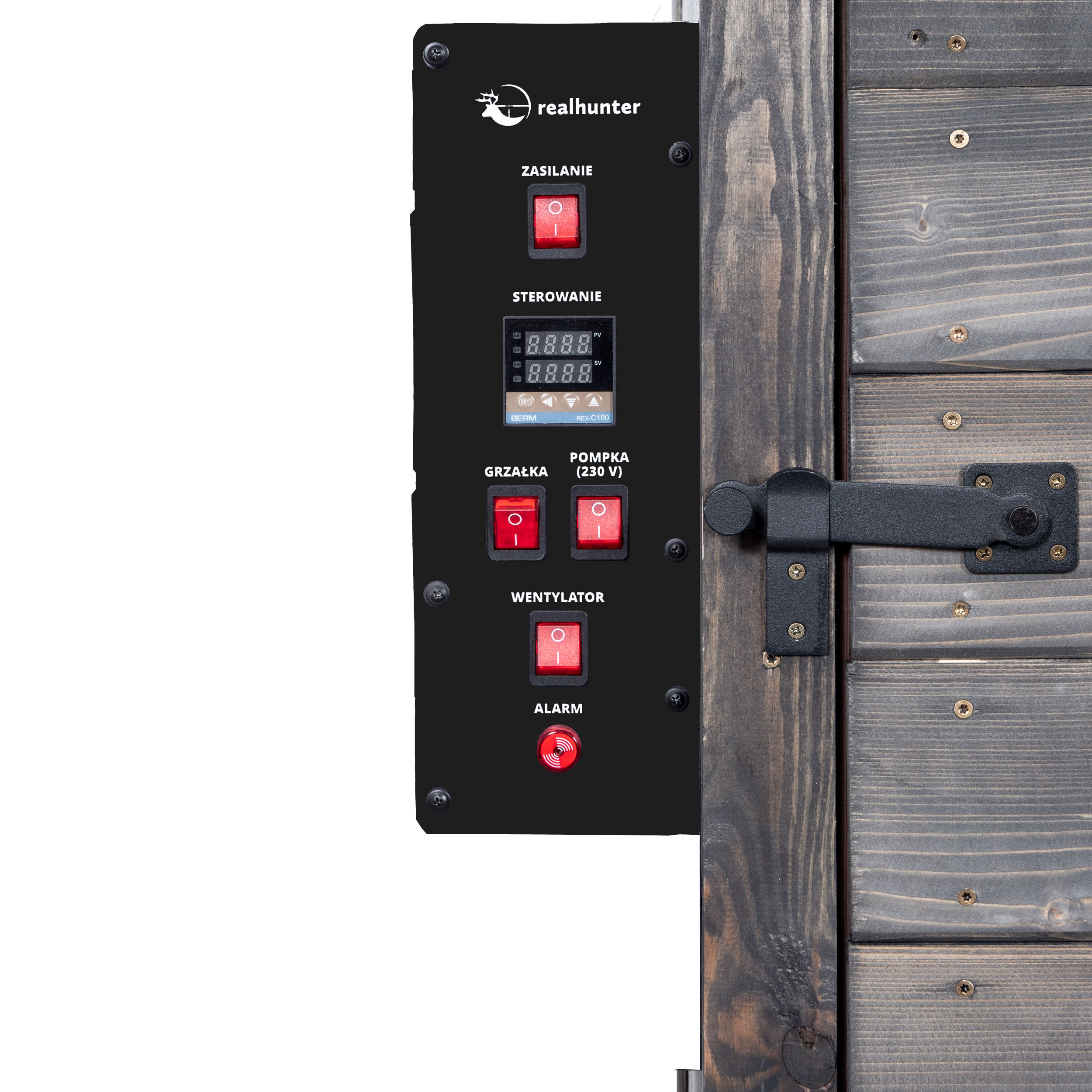 Wędzarnia smoker RealHunter Basic 270 l 2000W szara - obrazek 7