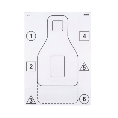 Tarcza strzelecka FBI-Q trening 50 szt.