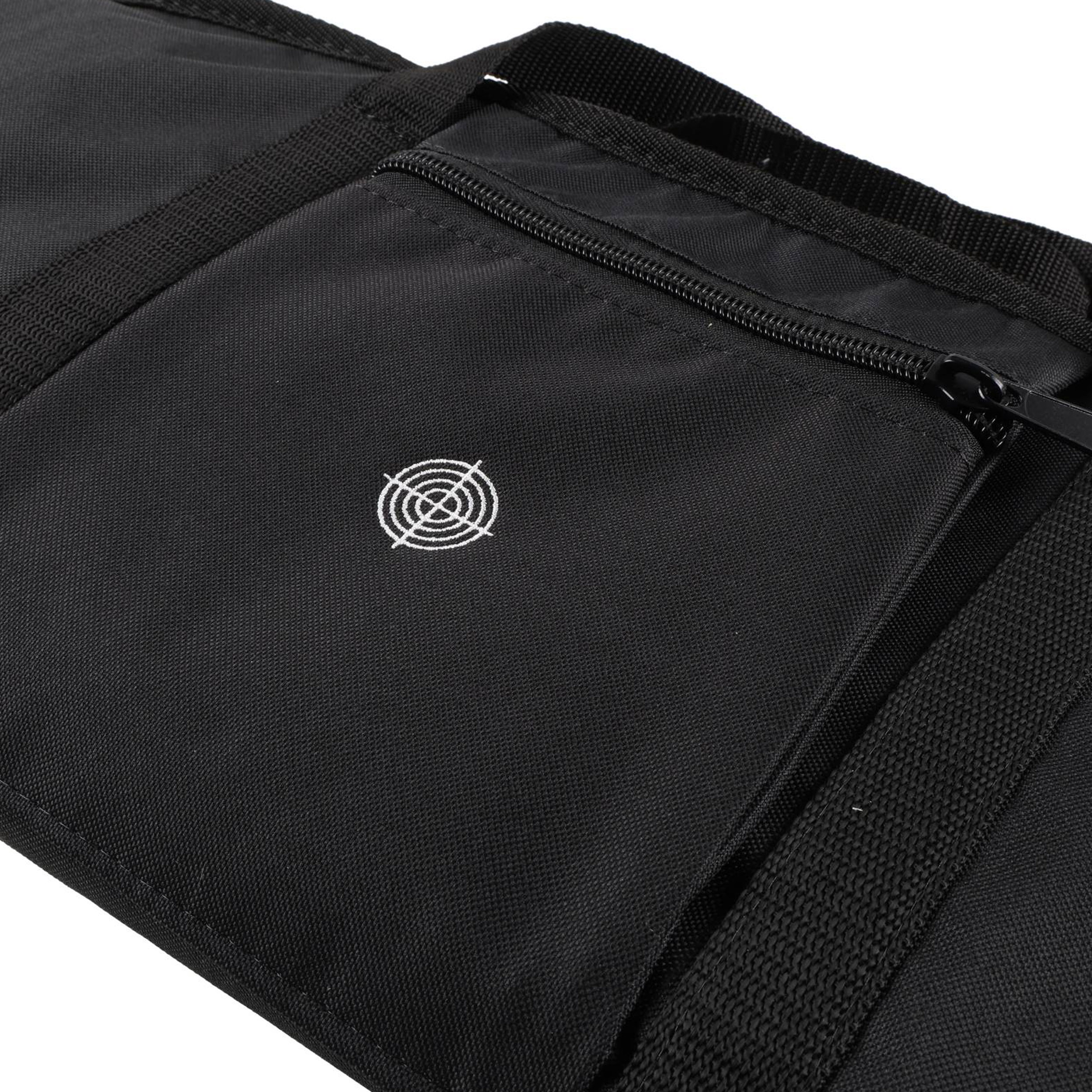 Pokrowiec Forsport na wiatrówkę WTX2 czarny 1,22, haft tarcza mała biała - obrazek 5