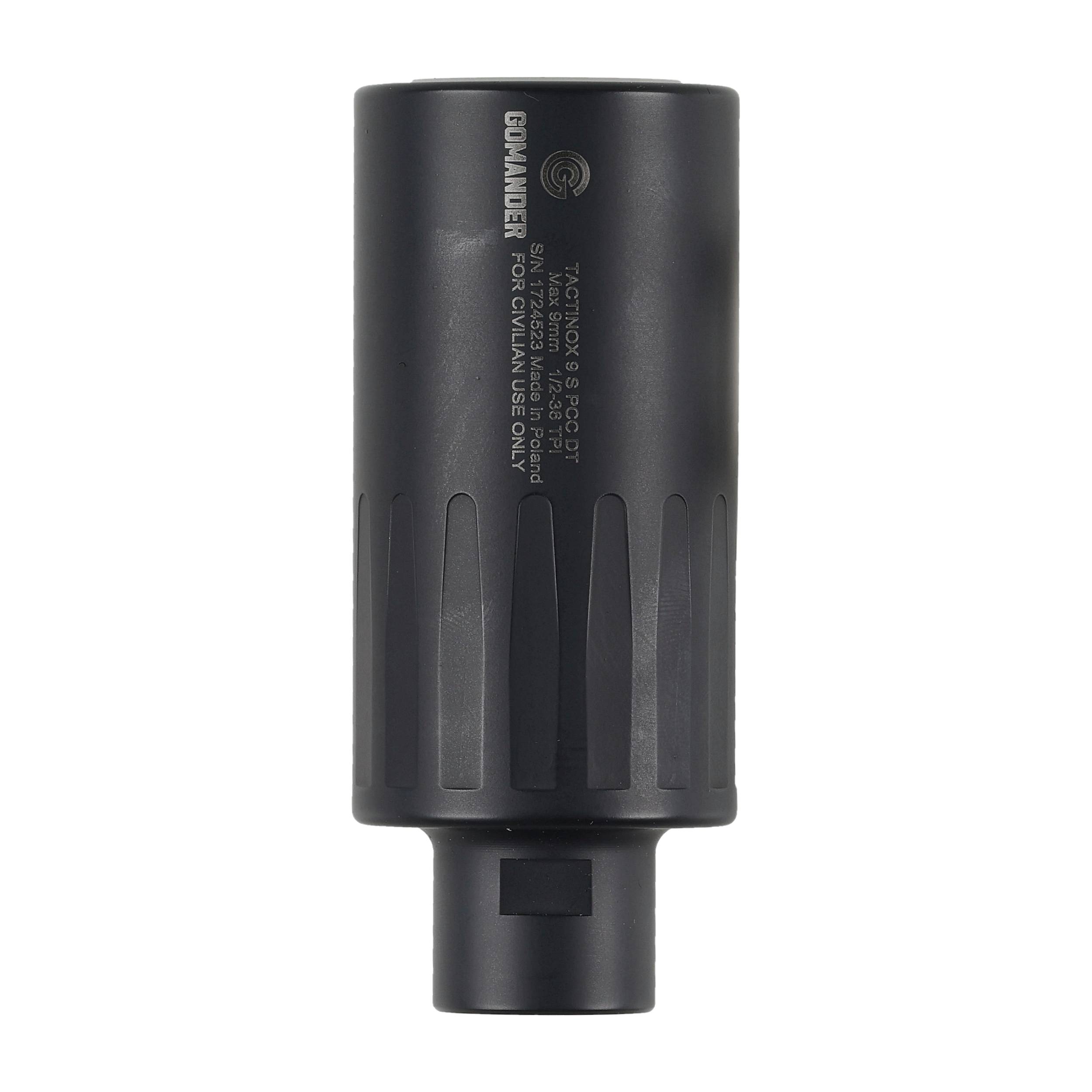 Tłumik Gomander Tactinox DT 9 S PCC 1/2x36 TPI Czarny