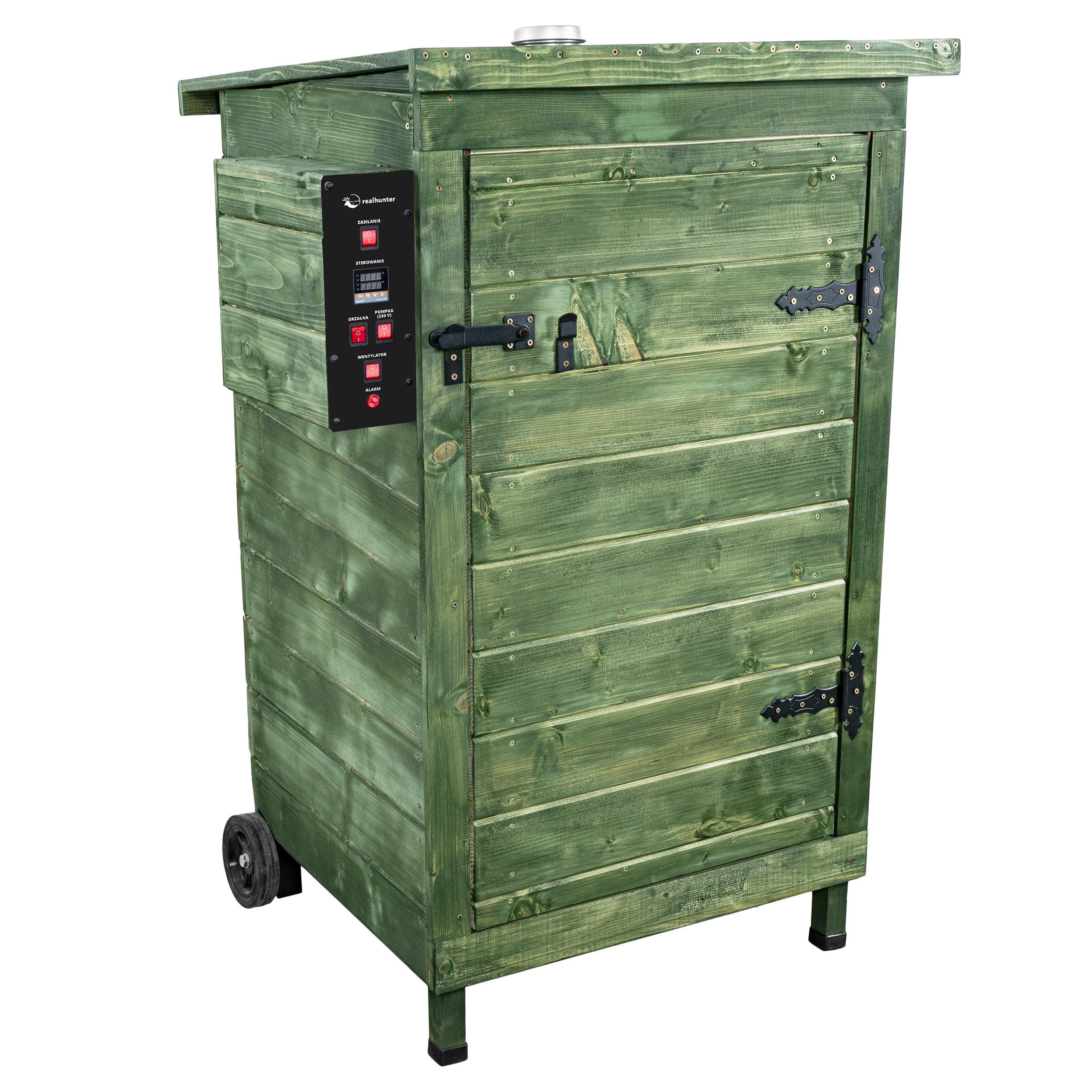 Wędzarnia smoker RealHunter Basic 200 l 2000W zielona - obrazek 7
