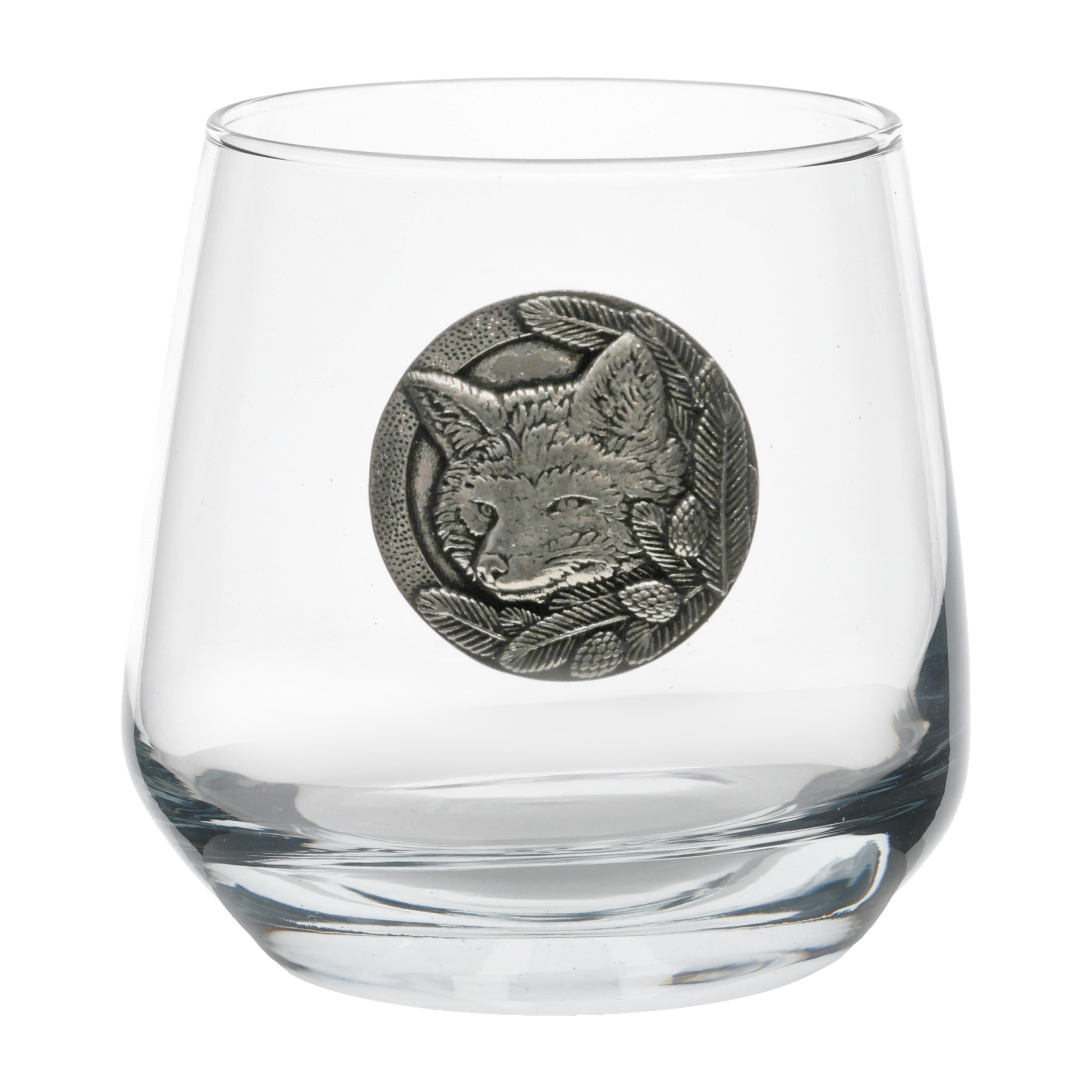 Szklanki do whisky Golden Fox Luna Lis zdobione odlewanym elementem 6 szt. - obrazek 2