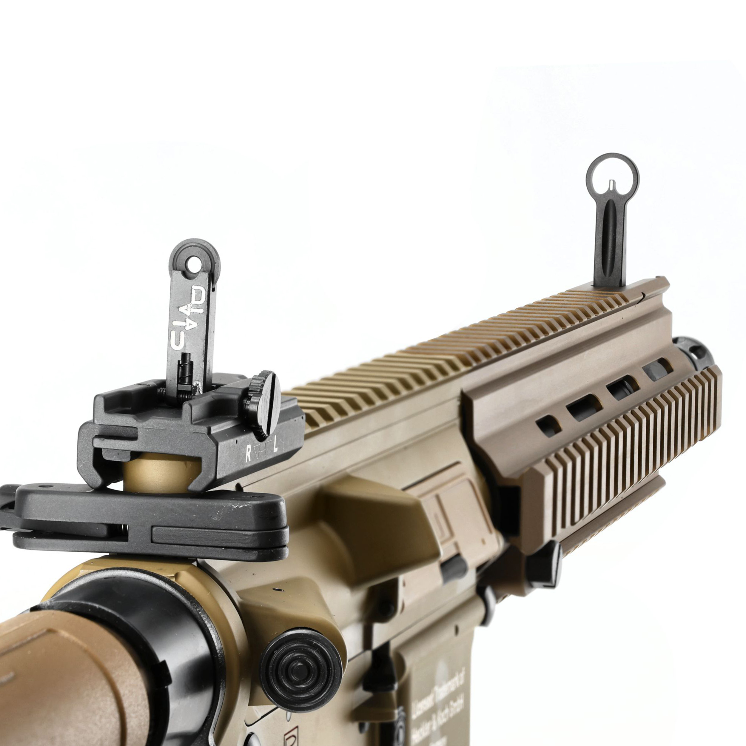 Replika karabinek ASG H&K Heckler&Koch HK416 A5 6 mm brązowa, full auto, elektryczna - obrazek 8