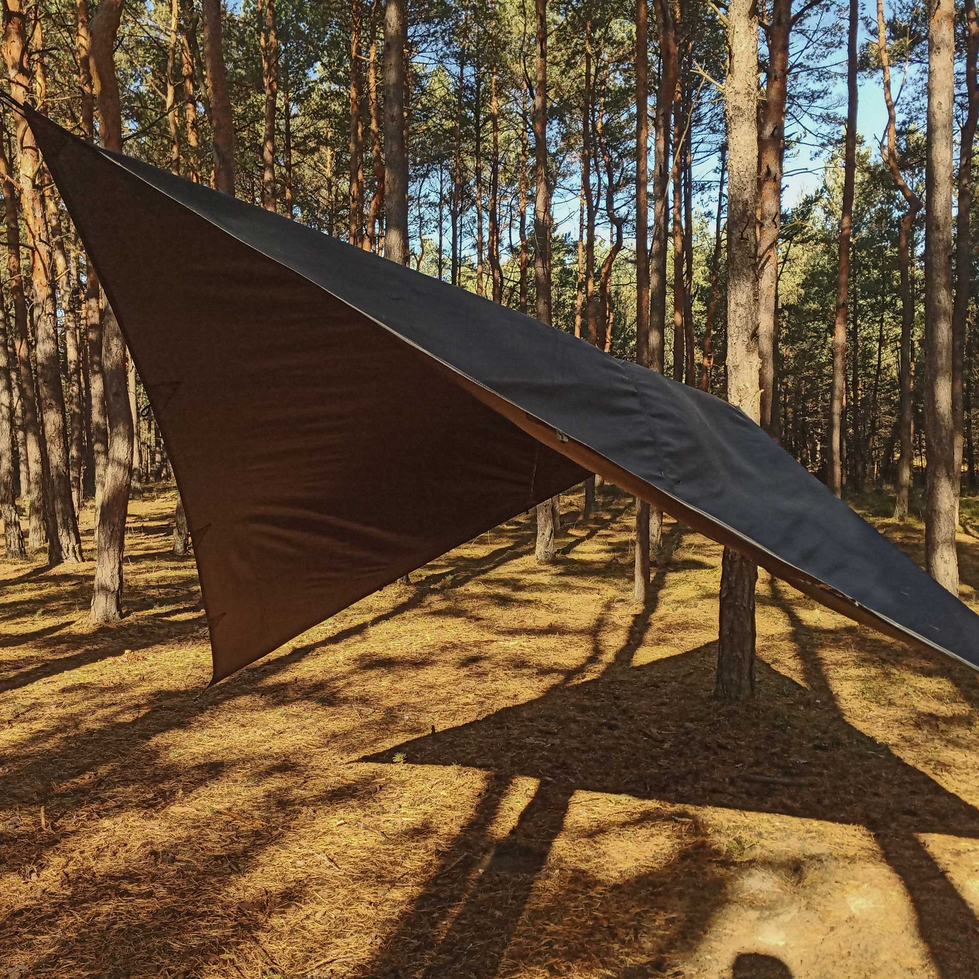 Tarp TigerWood 3 m x 2 m czarny - obrazek 4