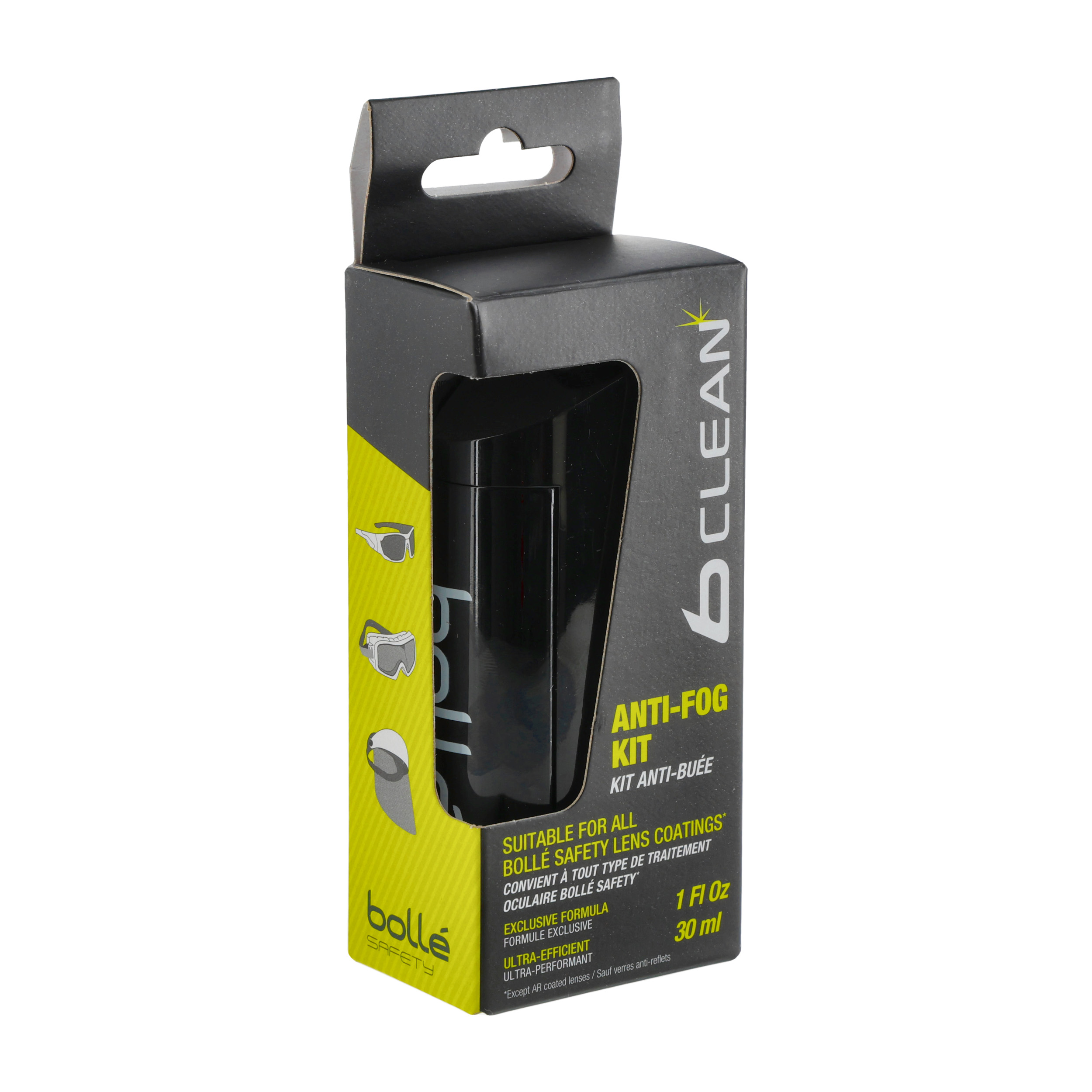 Zestaw czyszczący Bolle Anti - Fog B-Clean B200 ze ściereczką 30 ml - obrazek 4