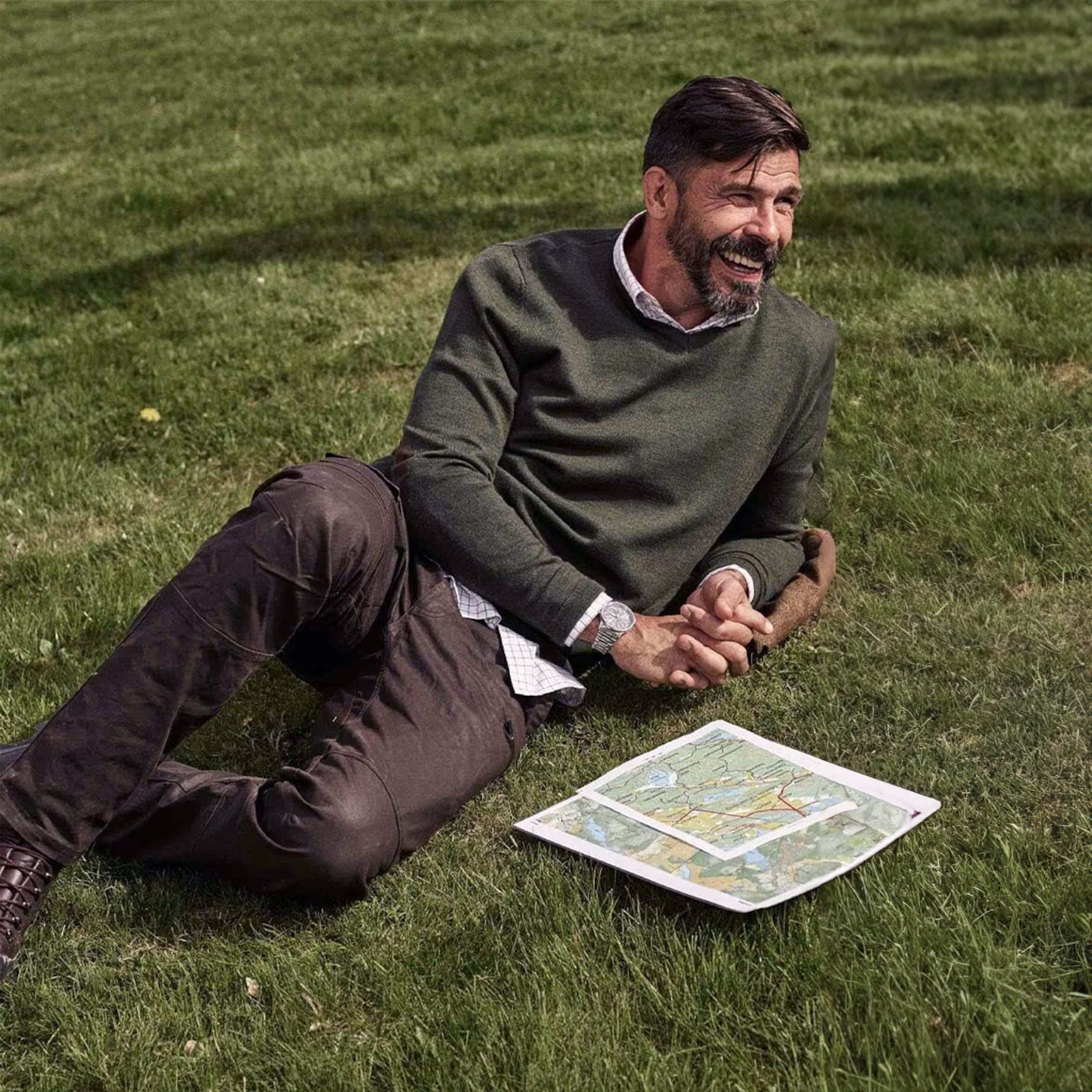 Spodnie męskie Chevalier Vintage Leather Brown 56 - obrazek 3