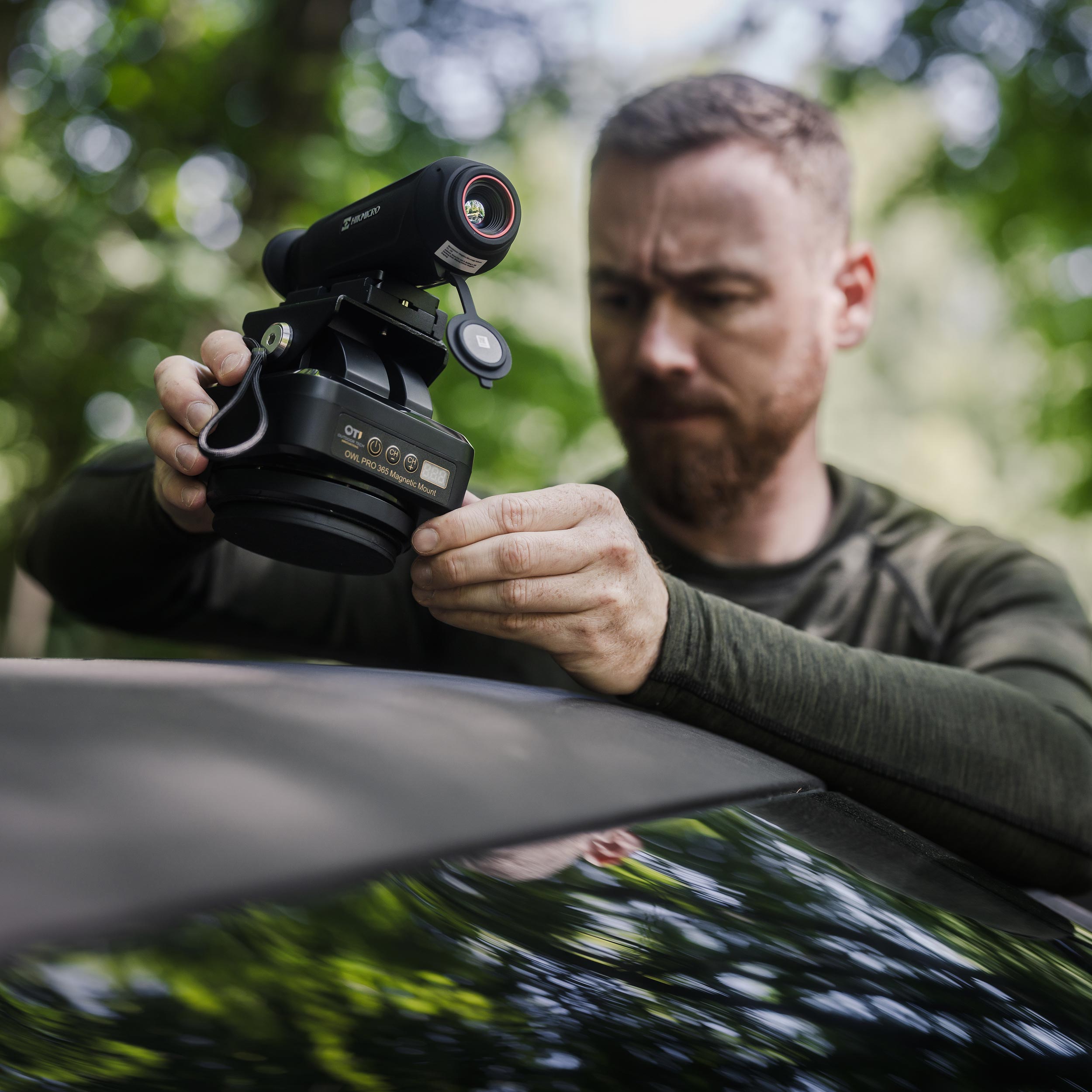 Statyw zdalnie sterowany gimbal samochodowy OWL Pro 365 do kamery termowizyjnej - obrazek 2