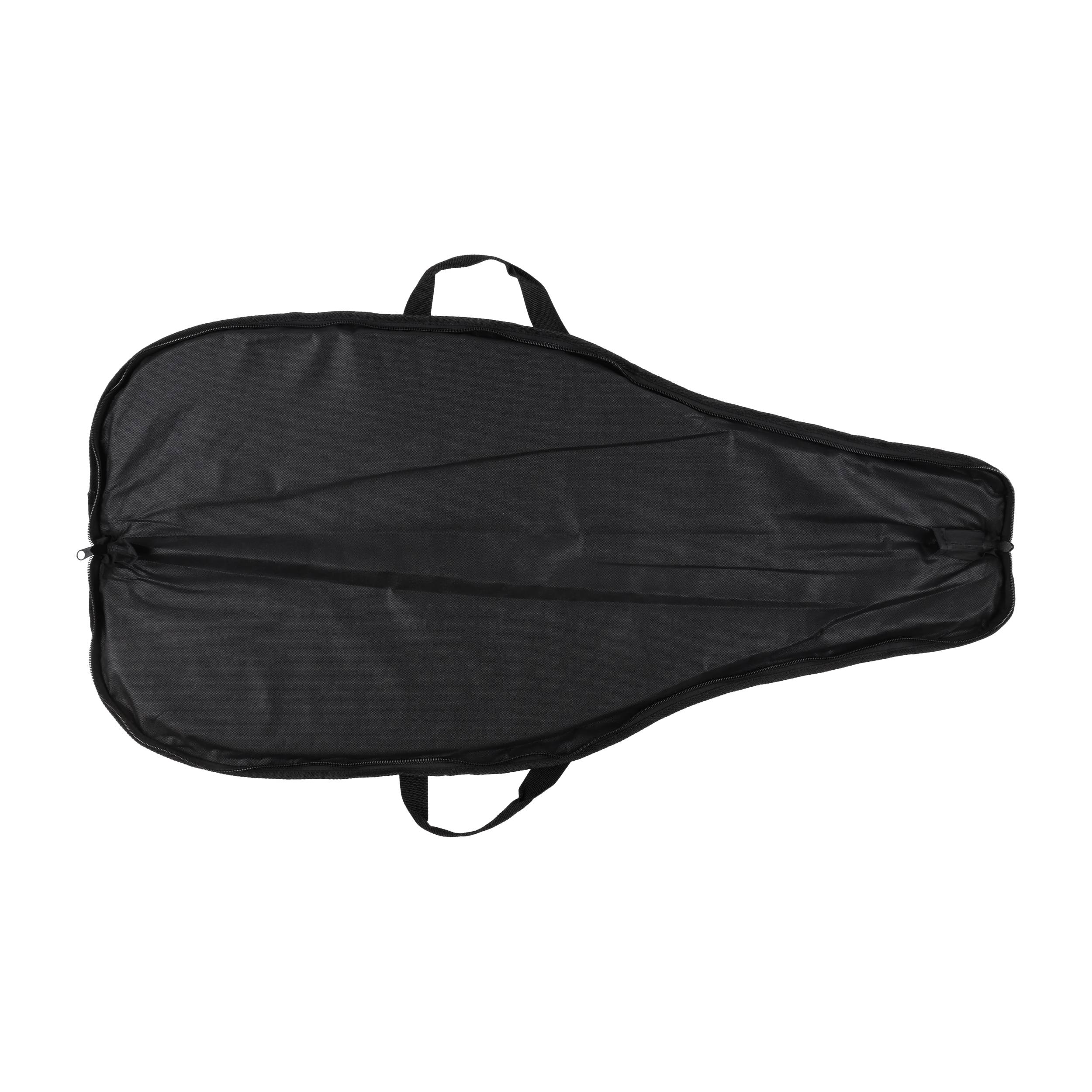 Pokrowiec na broń LPDK2 02 1,25m długa kieszeń, kolor kamuflaż wojskowy/czarny haft mała tarcza czarna - obrazek 4