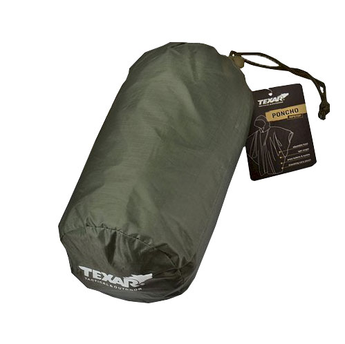 Ponczo Texar ripstop oliwkowe - obrazek 2