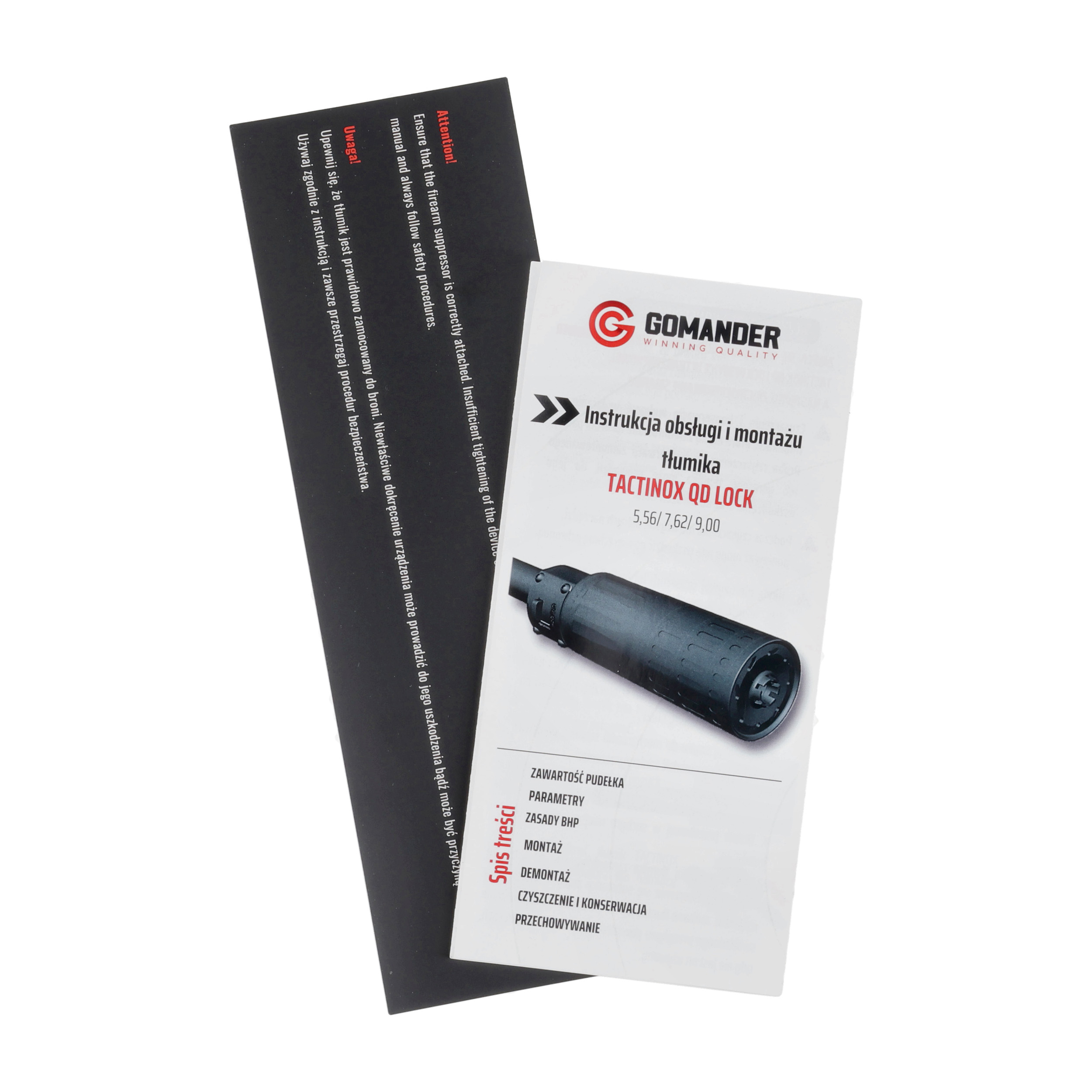 Tłumik Gomander Tactinox QD-LOCK L 9 PCC M26x1,5 FDE - obrazek 7