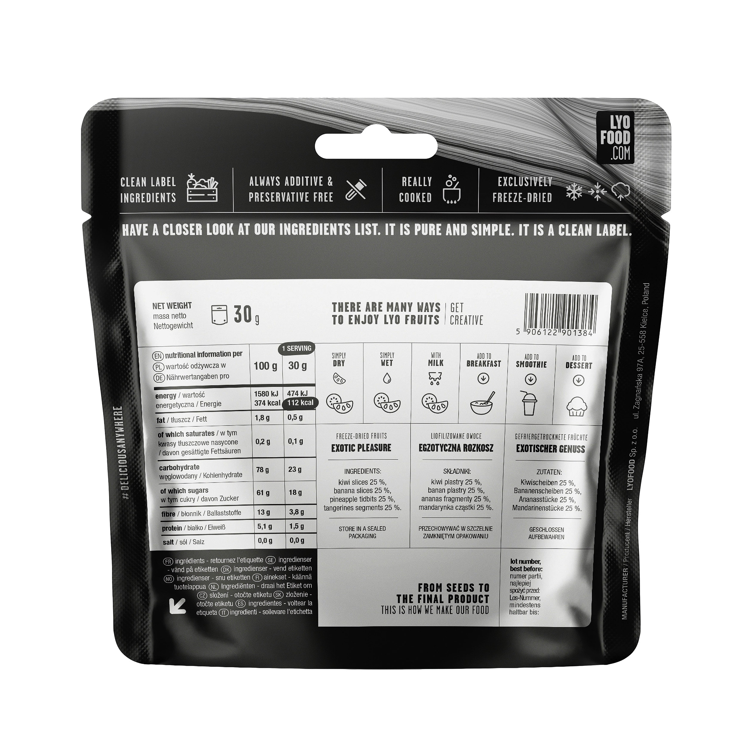 Żywność liofilizowana LYOFOOD Egzotyczna rozkosz 30 g - obrazek 2