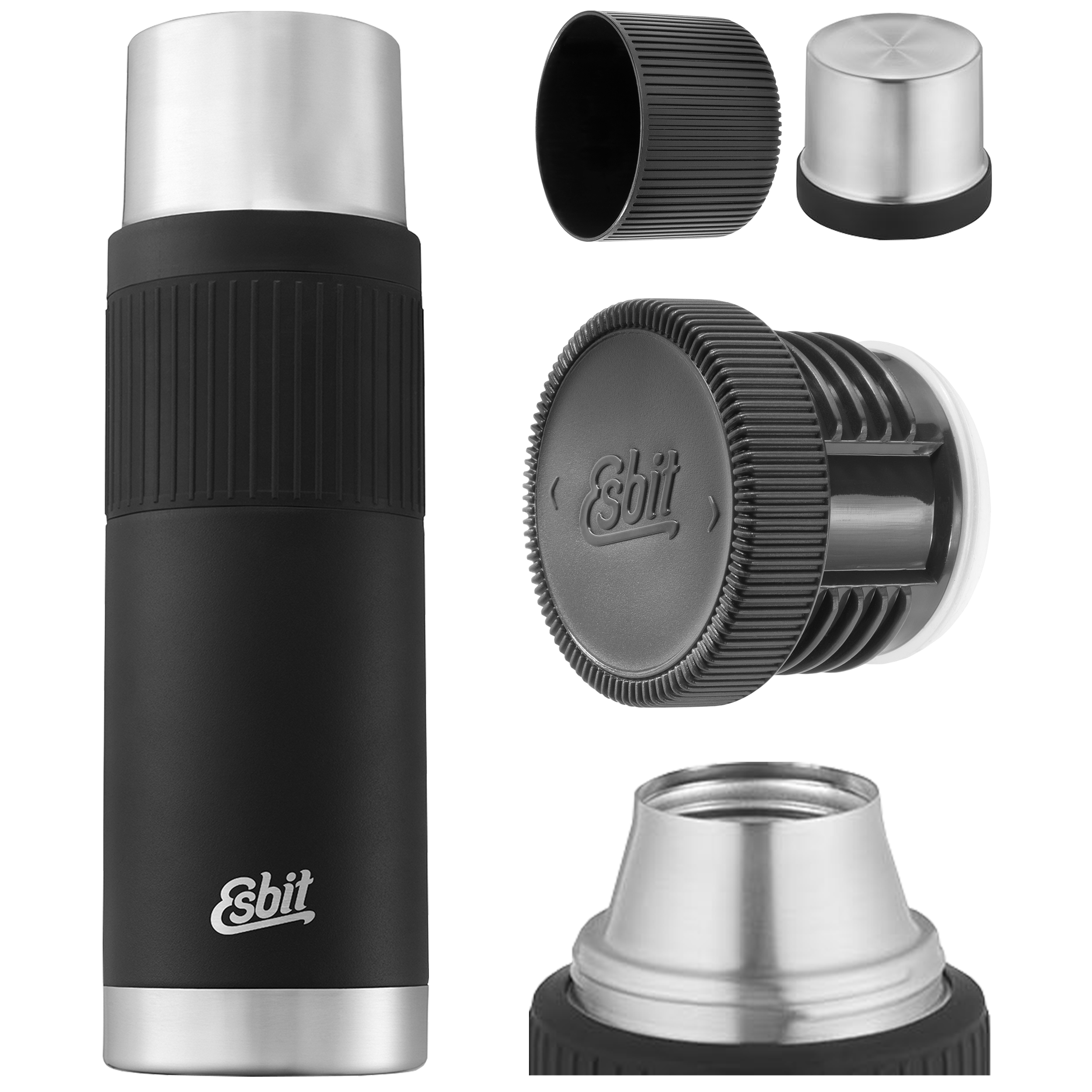 Termos Esbit Sculptor Vacuum Flask sleeve 1 l czarny - obrazek 5