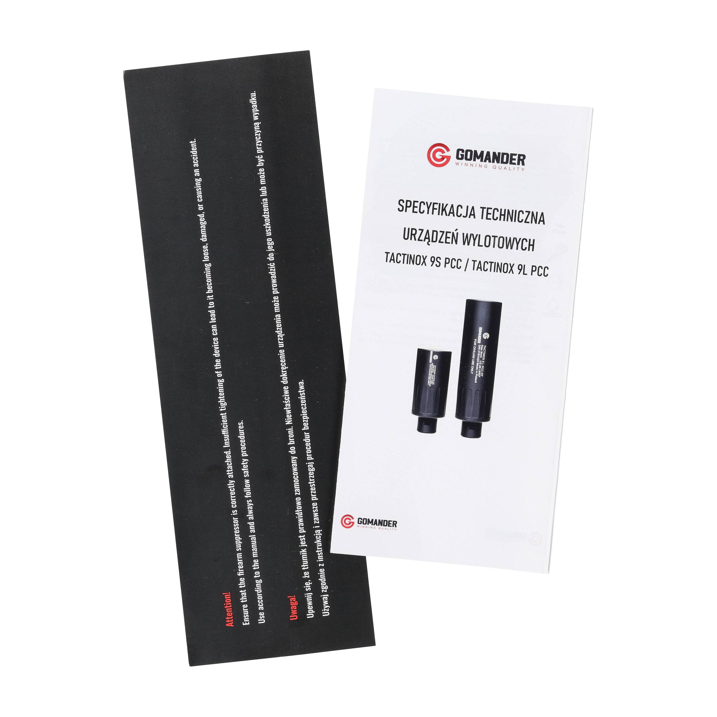 Tłumik Gomander Tactinox DT 9L PCC 1/2-28 UNEF - obrazek 8