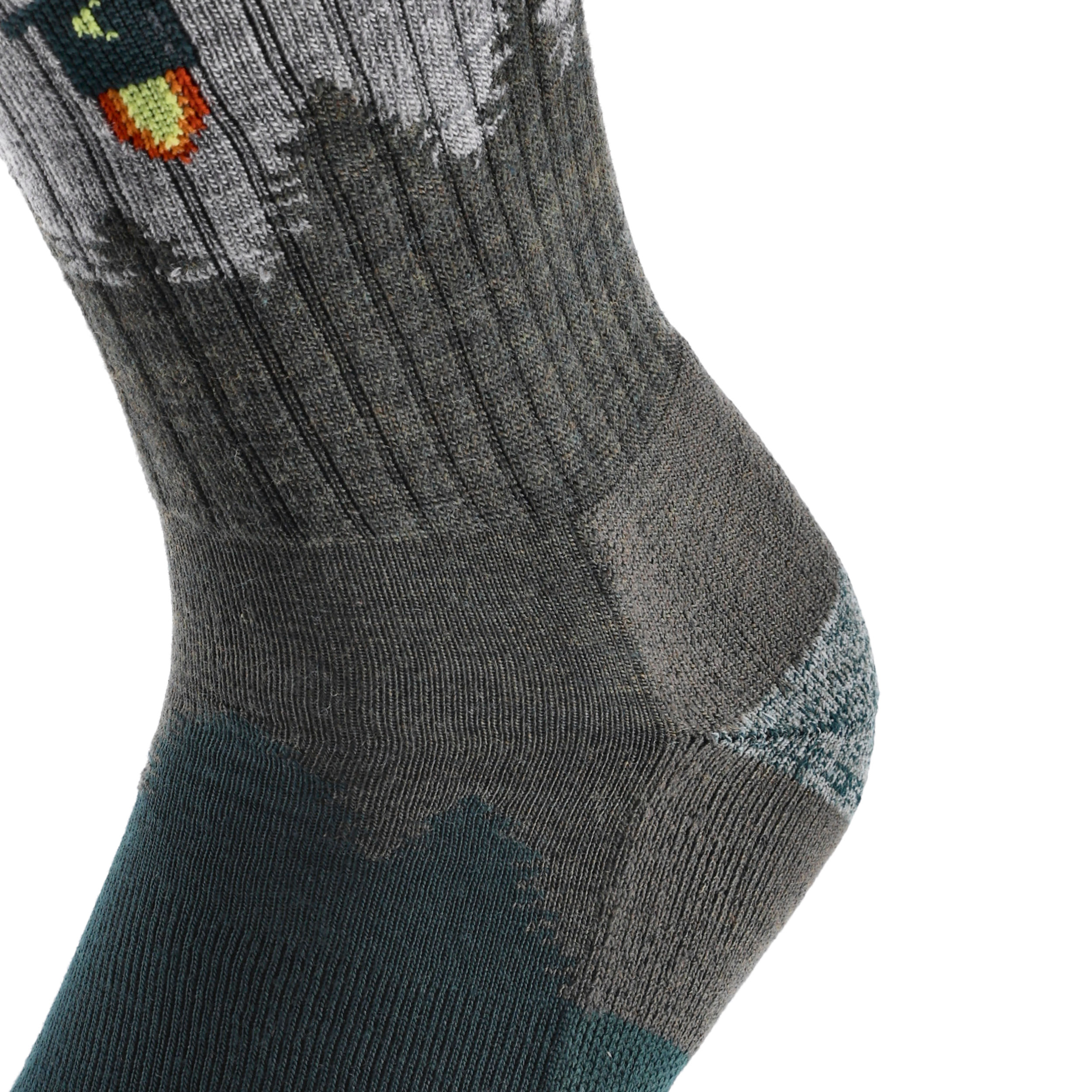 Skarpety trekkingowe męskie Darn Tough Number 2 Green 41-42.5 - obrazek 5