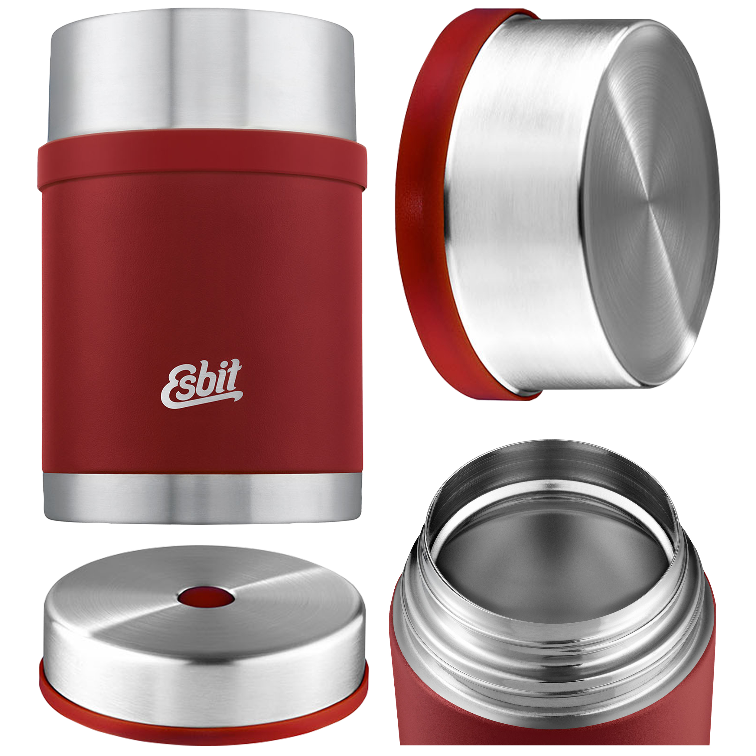 Termos Esbit Food Jug Sculptor 0,75 l burgund - obrazek 6