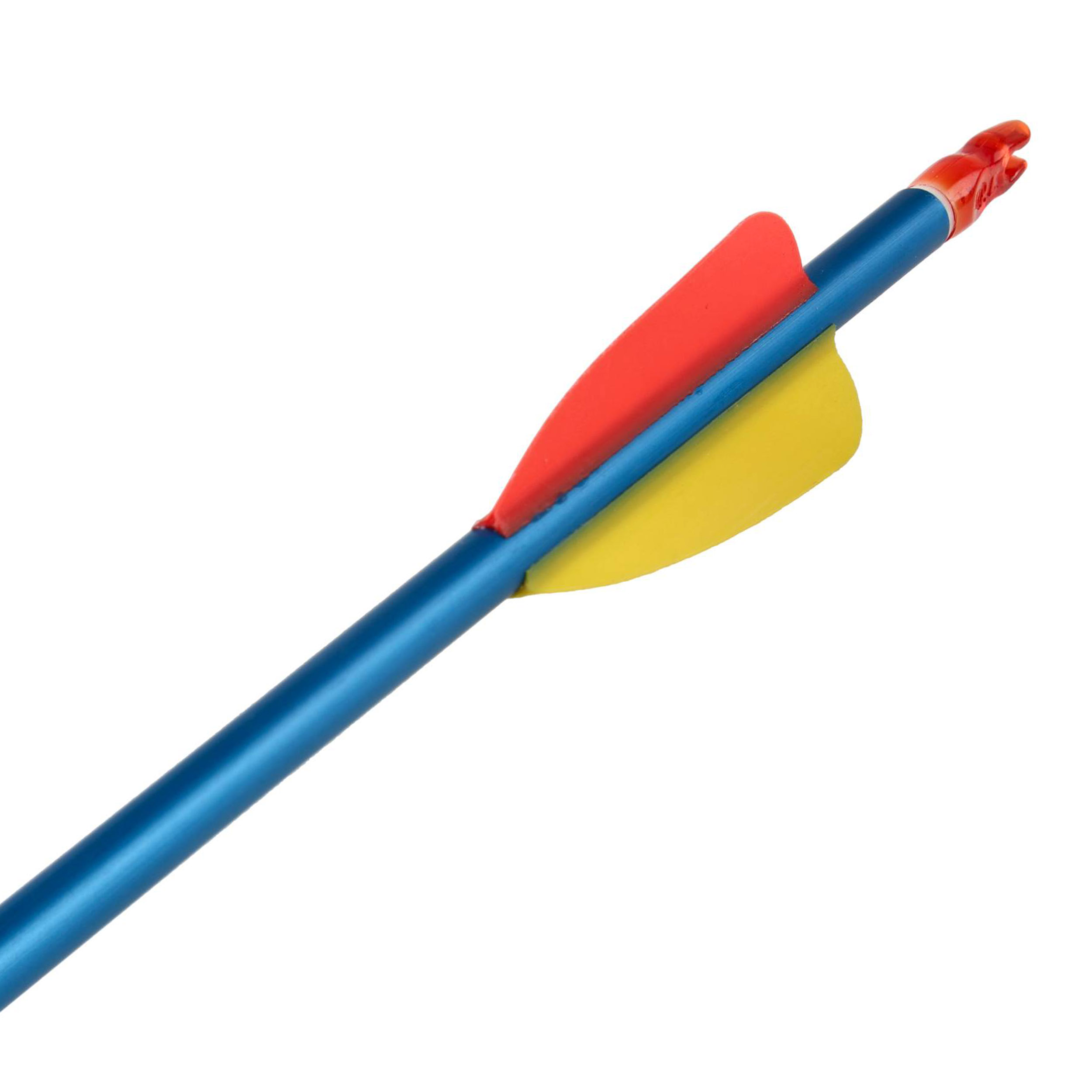 Strzała Poe Lang aluminiowa 29" grot tarczowy gładki niebieska - obrazek 3