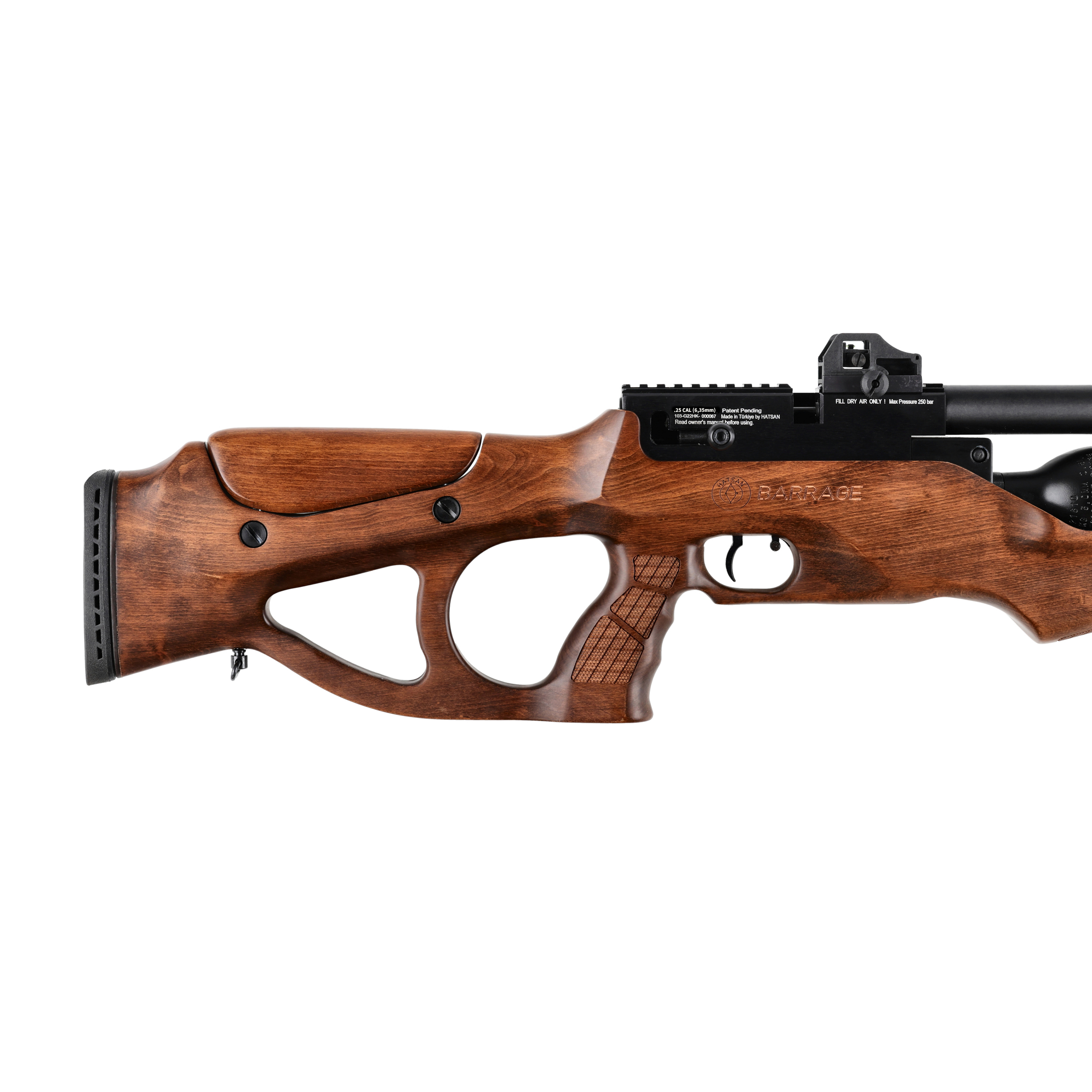 Wiatrówka PCP Optima by Hatsan Barrage-W 6,35 mm - obrazek 4