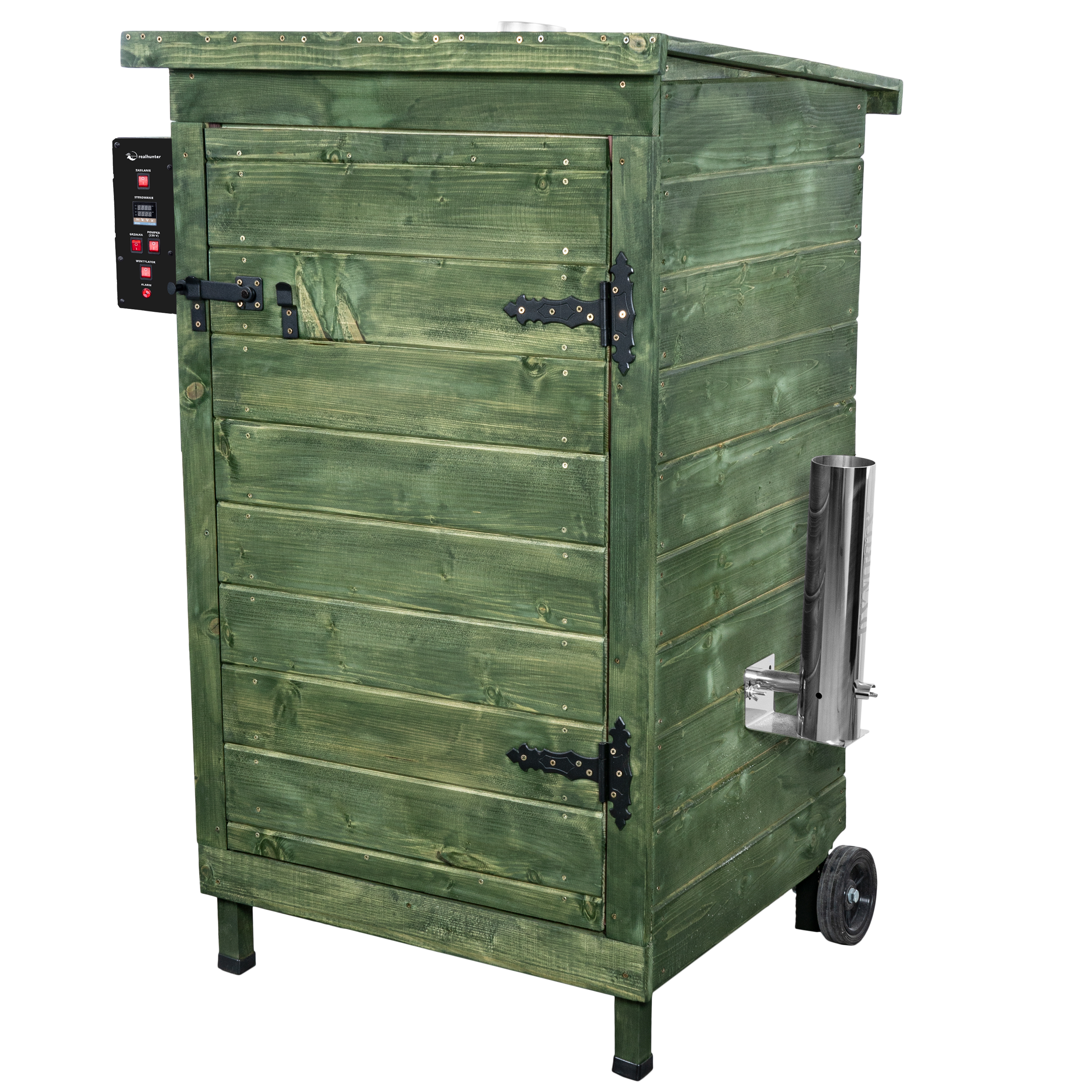 Wędzarnia smoker RealHunter Basic 200 l 2000W zielona - obrazek 4