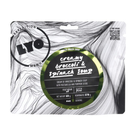 Żywność liofilizowana LYOFOOD Kremowa zupa brokułowo-szpinakowa 370 g