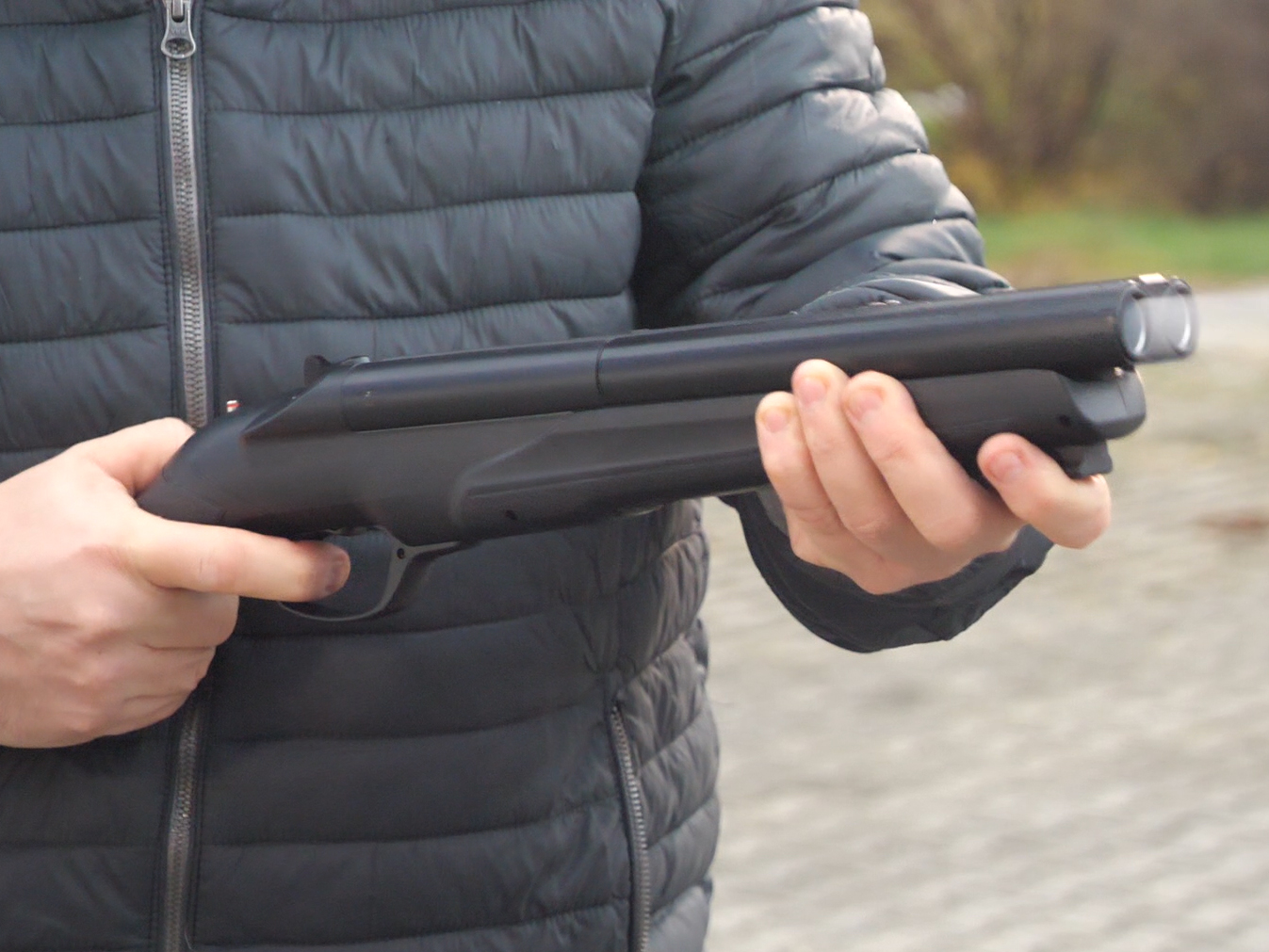 Strzelba lupara obrzyn na kule gumowe RAM Umarex T4E HDS 68 kal. .68 CO2 - obrazek 5