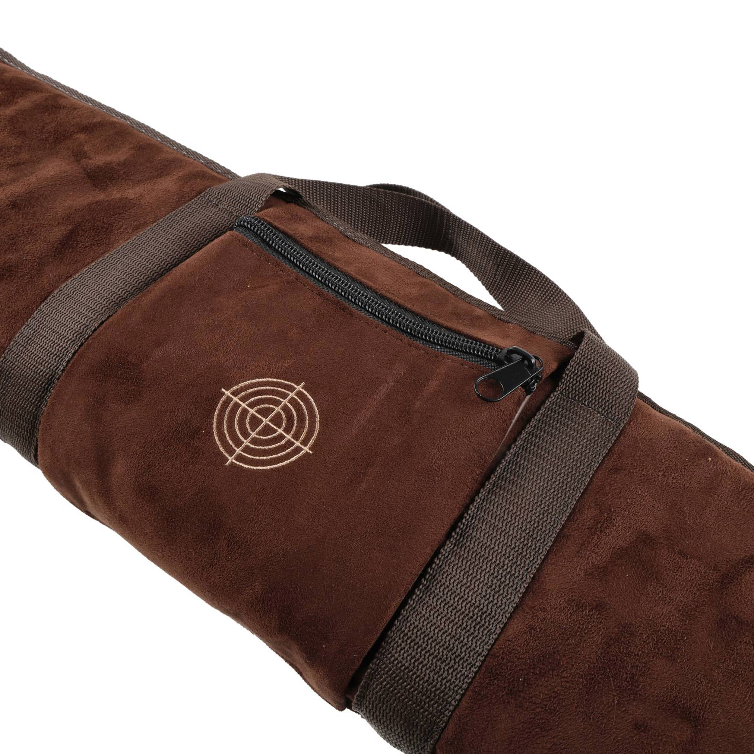 Pokrowiec na strzelbę Forsport DNZ 02 130 cm zamsz brązowy - obrazek 4