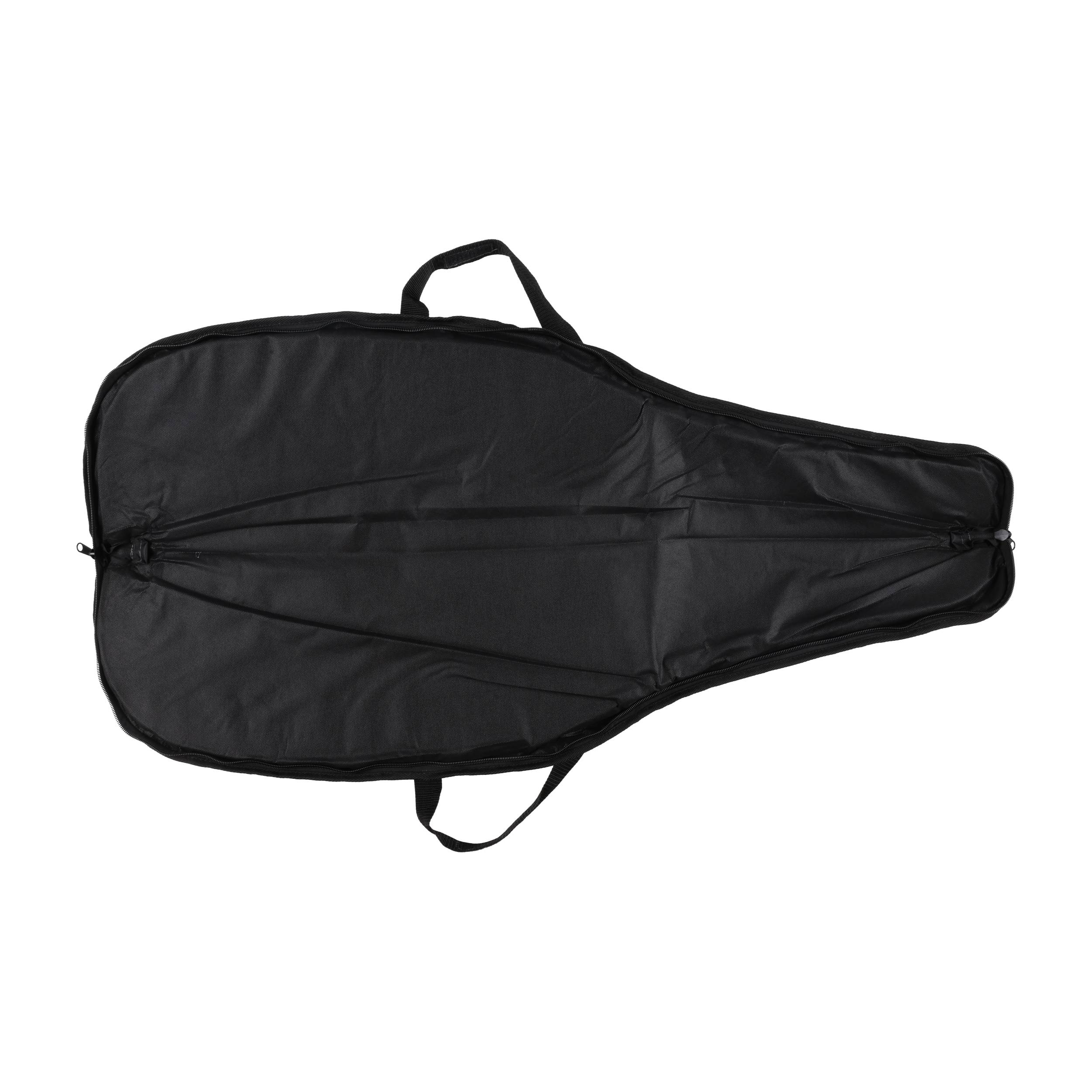 Pokrowiec Forsport na broń LPDK 17 1,25m, kolor czarny/ kamuflaż wojskowy, haft tarcza bezowa duża, biza czarna - obrazek 4