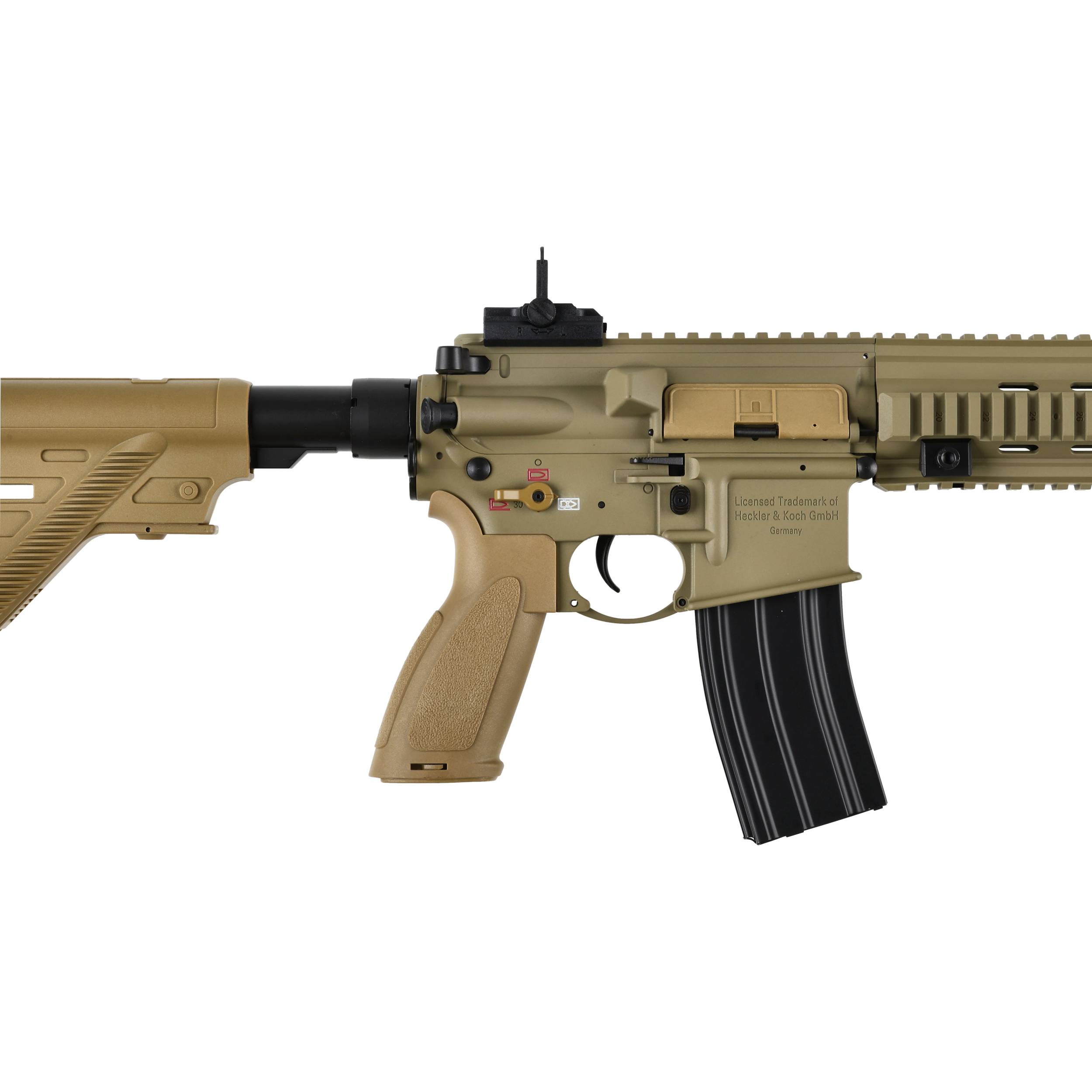 Replika karabinek ASG H&K Heckler&Koch HK416 A5 Sportsline 6 mm full-auto piaskowy - obrazek 7