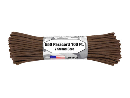 Paracord Atwood Rope MFG 550-7 4 mm 30,48 m brązowy