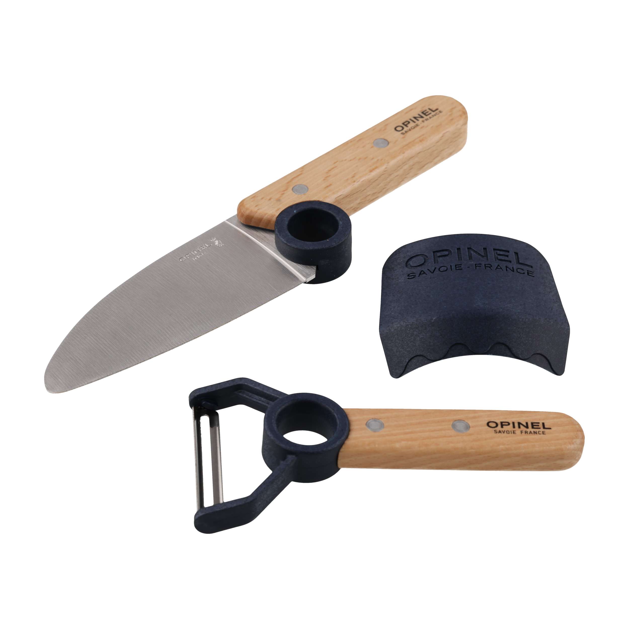 Zestaw kuchenny Opinel dla dzieci Le Petit Chef granatowy - obrazek 3