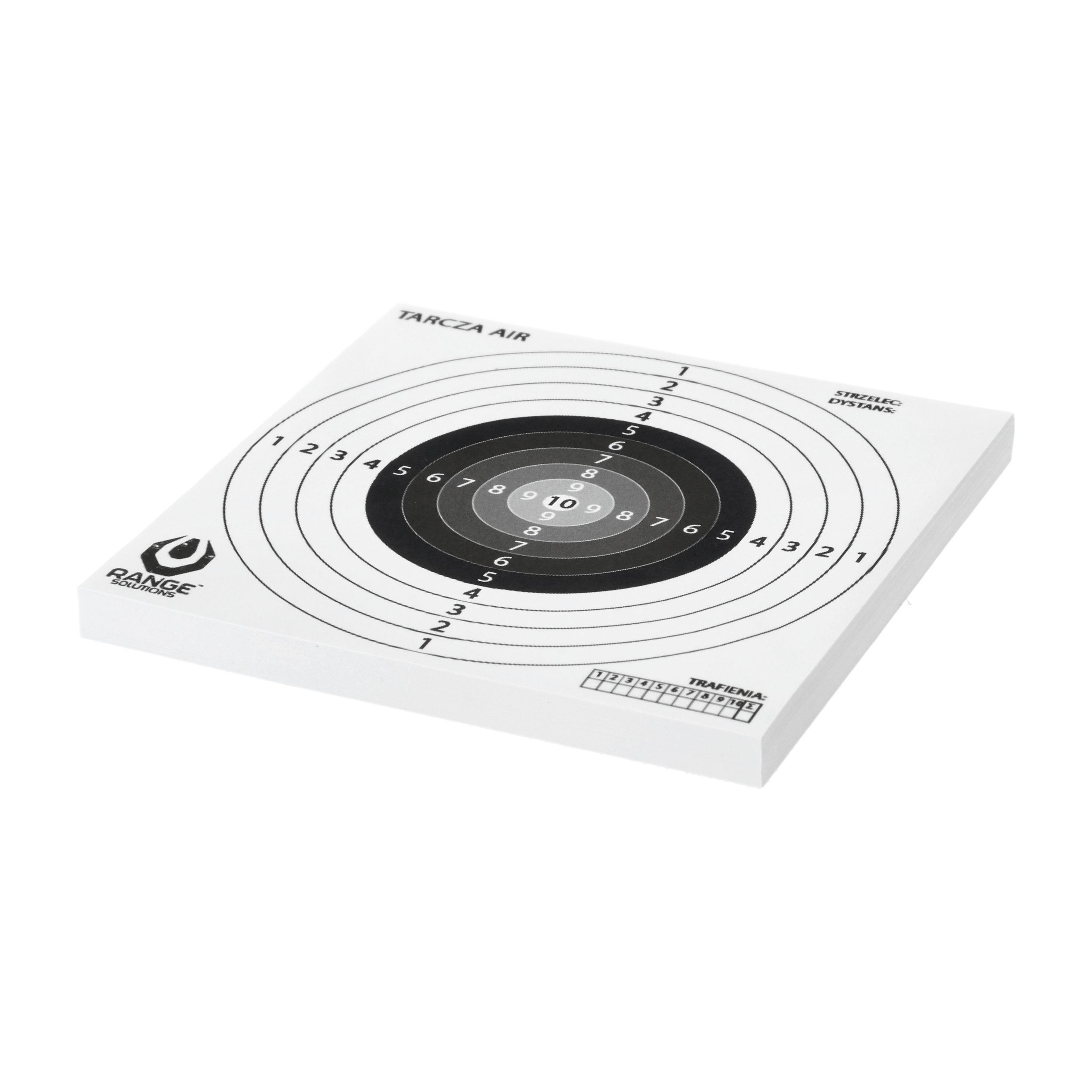 Tarcze do wiatrówki Range Solutions AIR 14x14 100szt. - obrazek 2